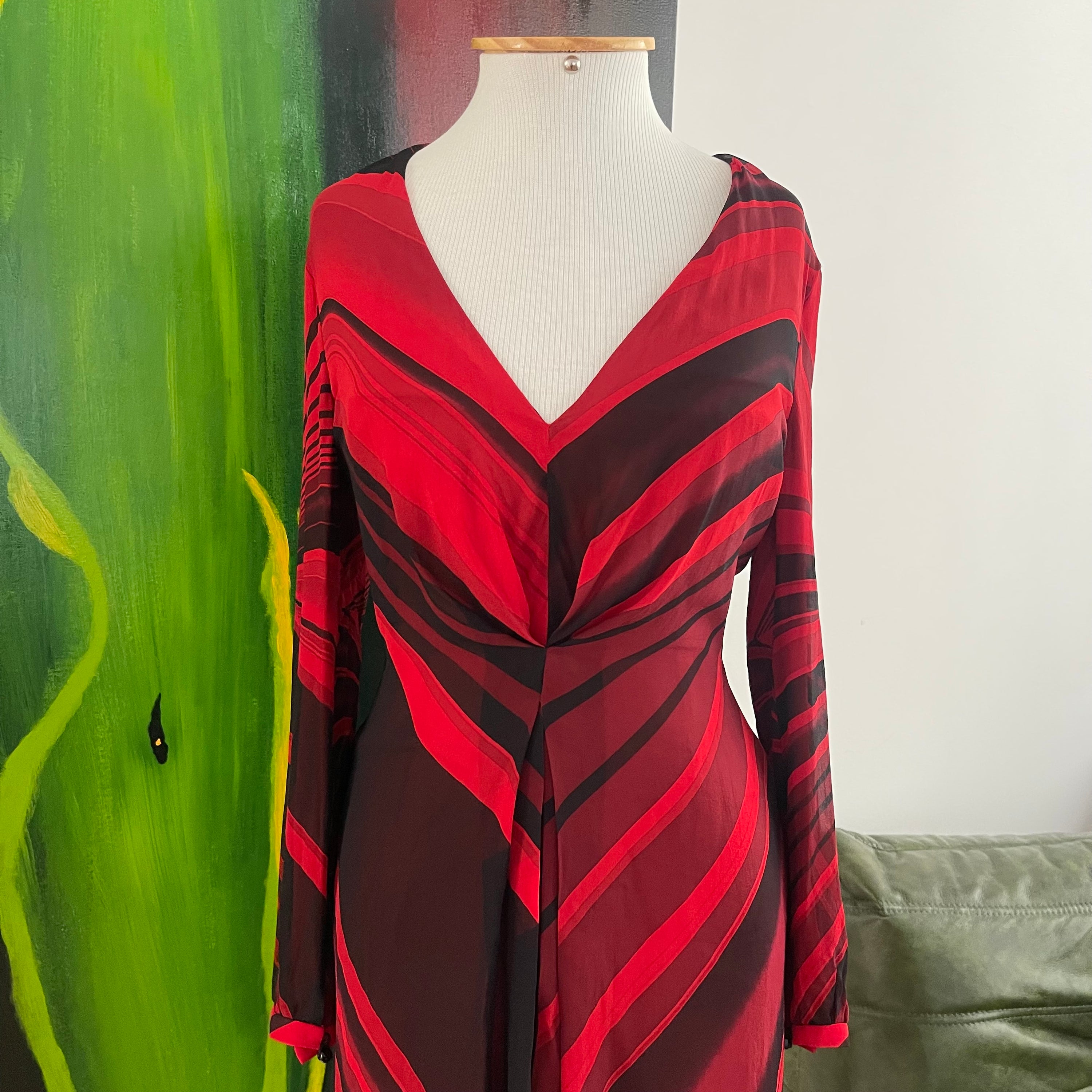 Gianni Versace Couture 2000 F/W Silk Dress