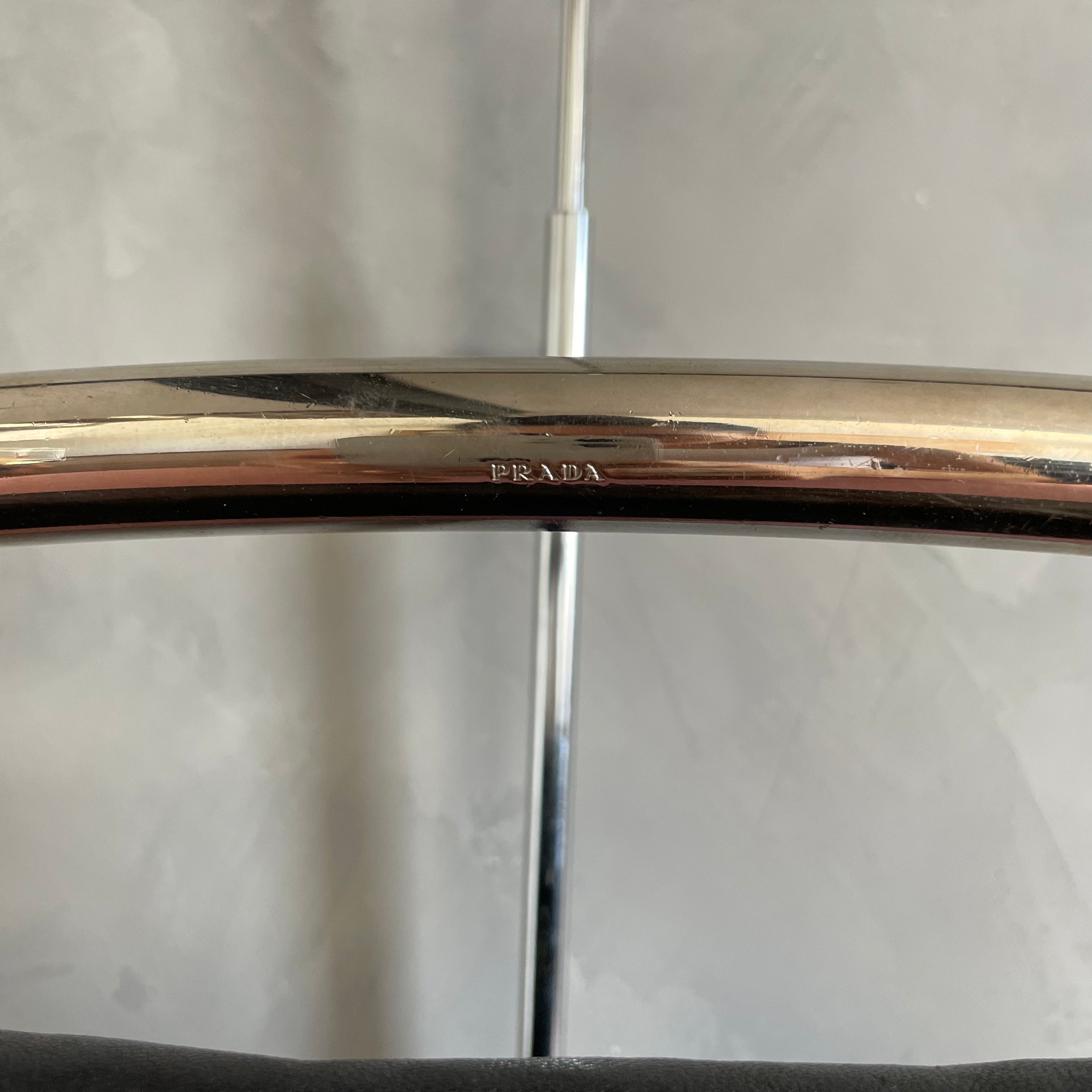 Prada Metal Handle Bag