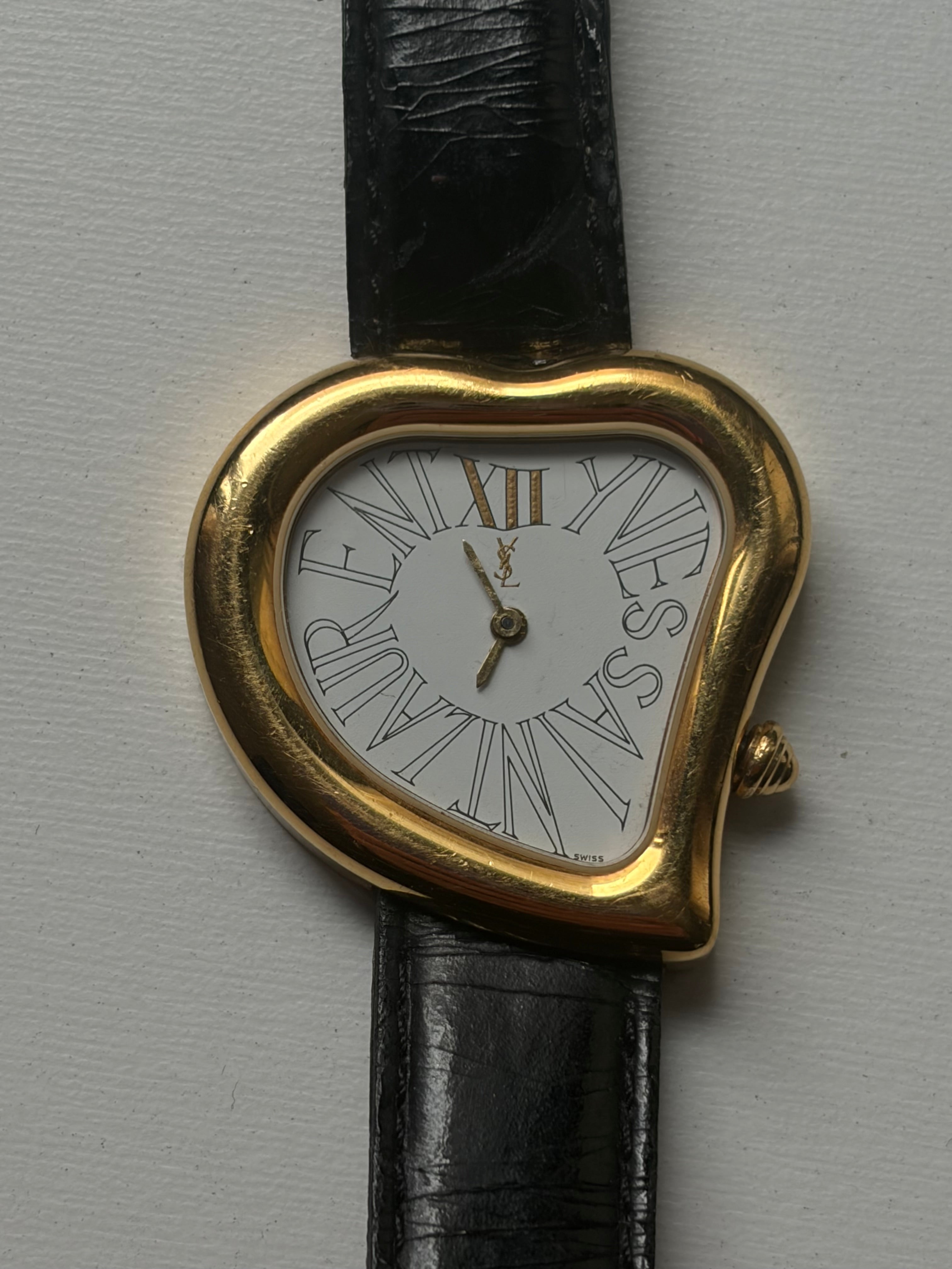 Yves Saint Laurent Heart Vintage  Watch