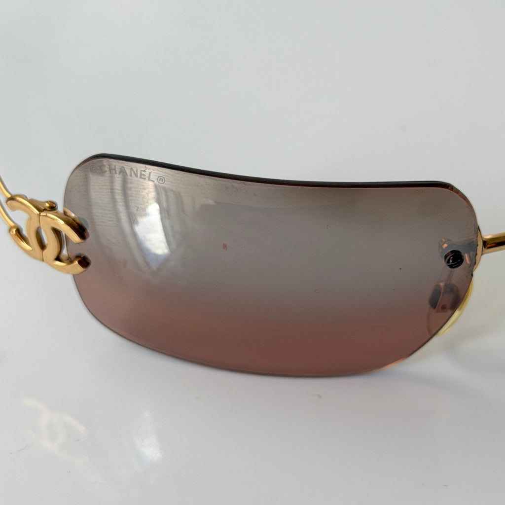 Chanel 2000s Logo Sunglasses