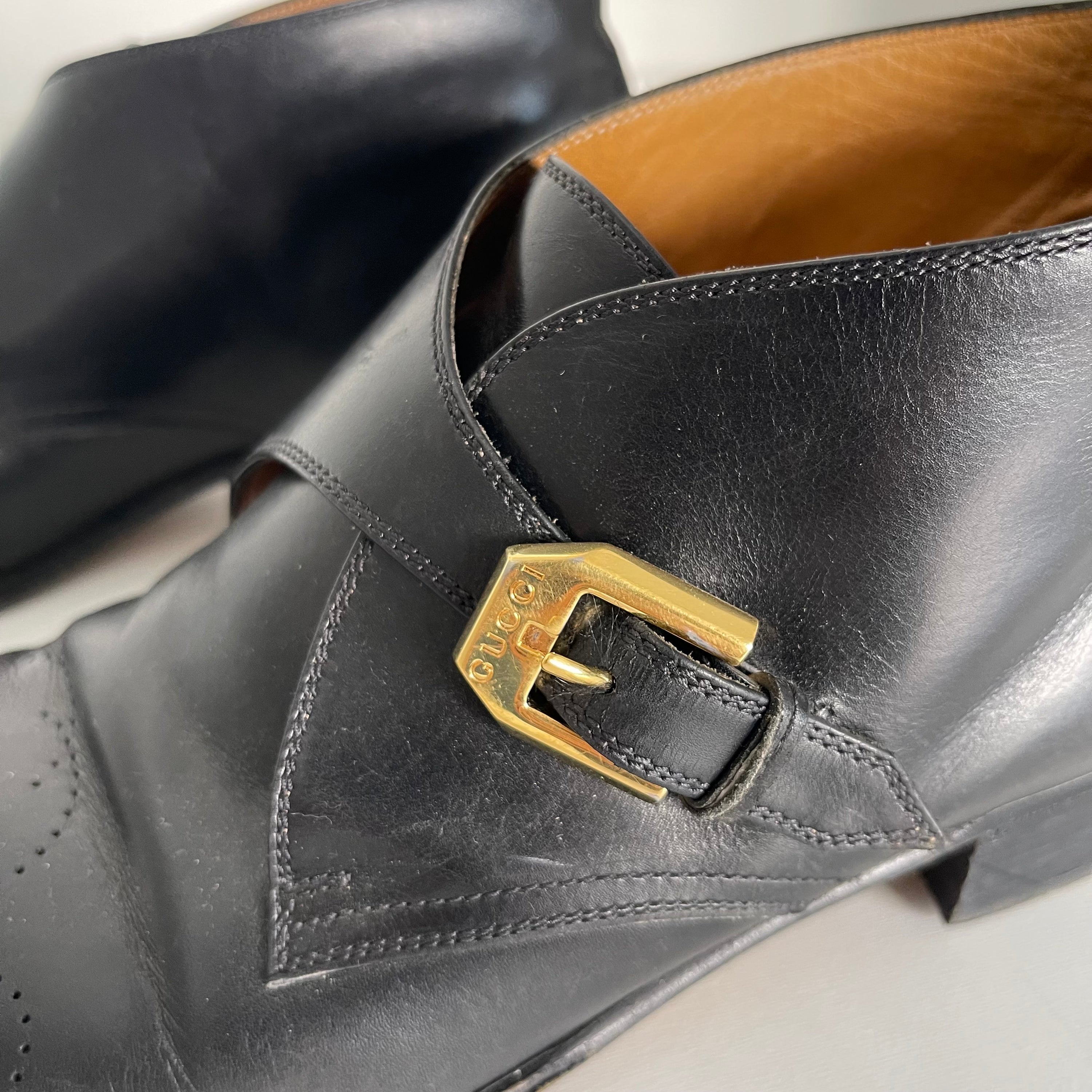Gucci Leather Ankle Boots
