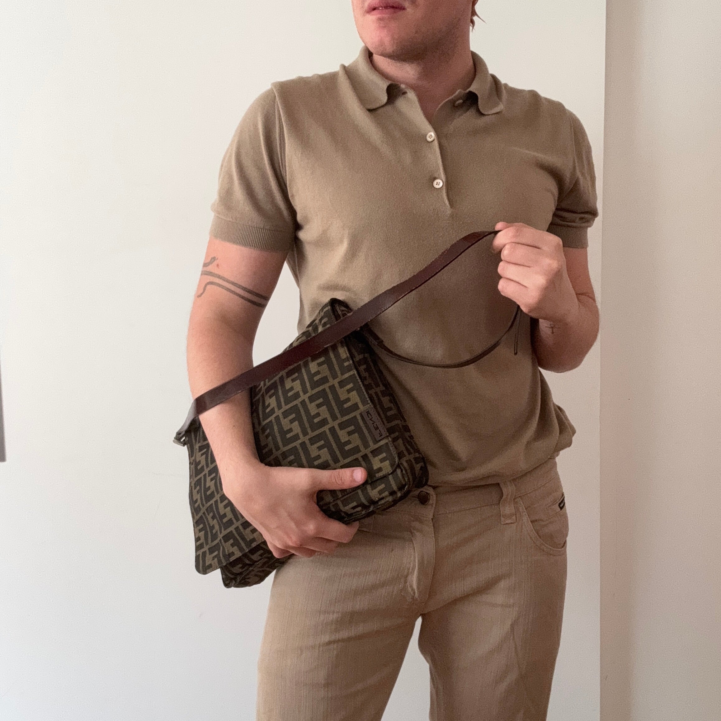 Fendi Monogram Shoulder Bag