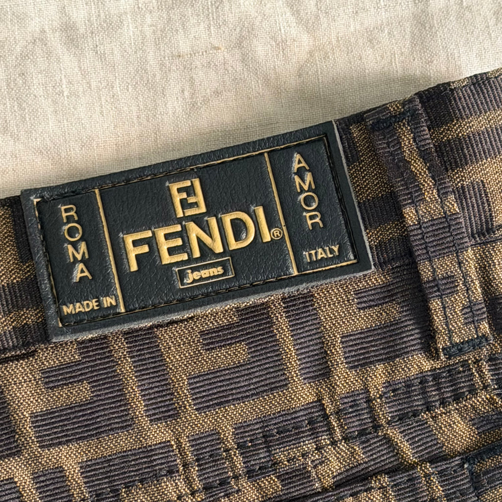 Fendi 90s Monogram Pants
