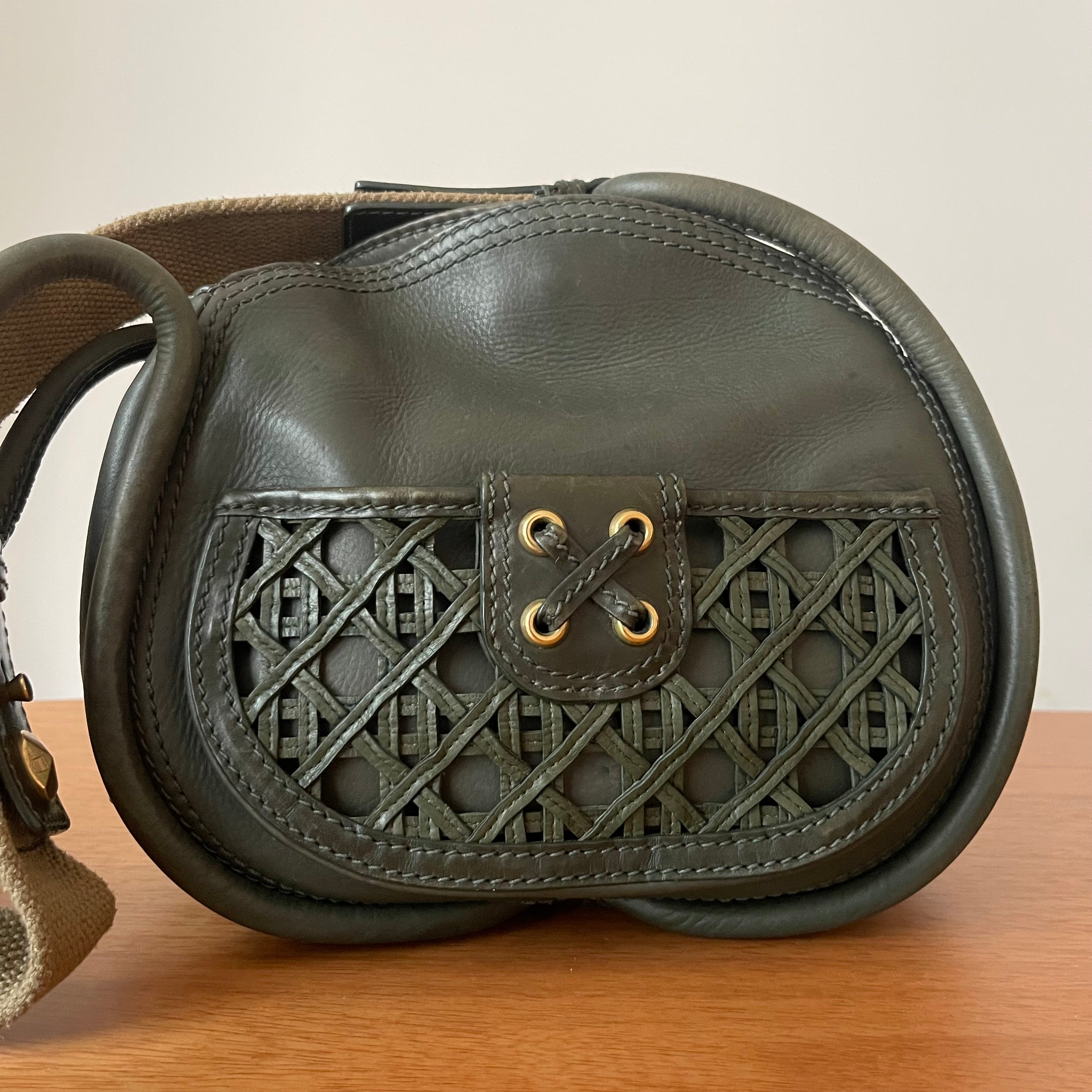 Christian Dior Lattice Crossbody Bag