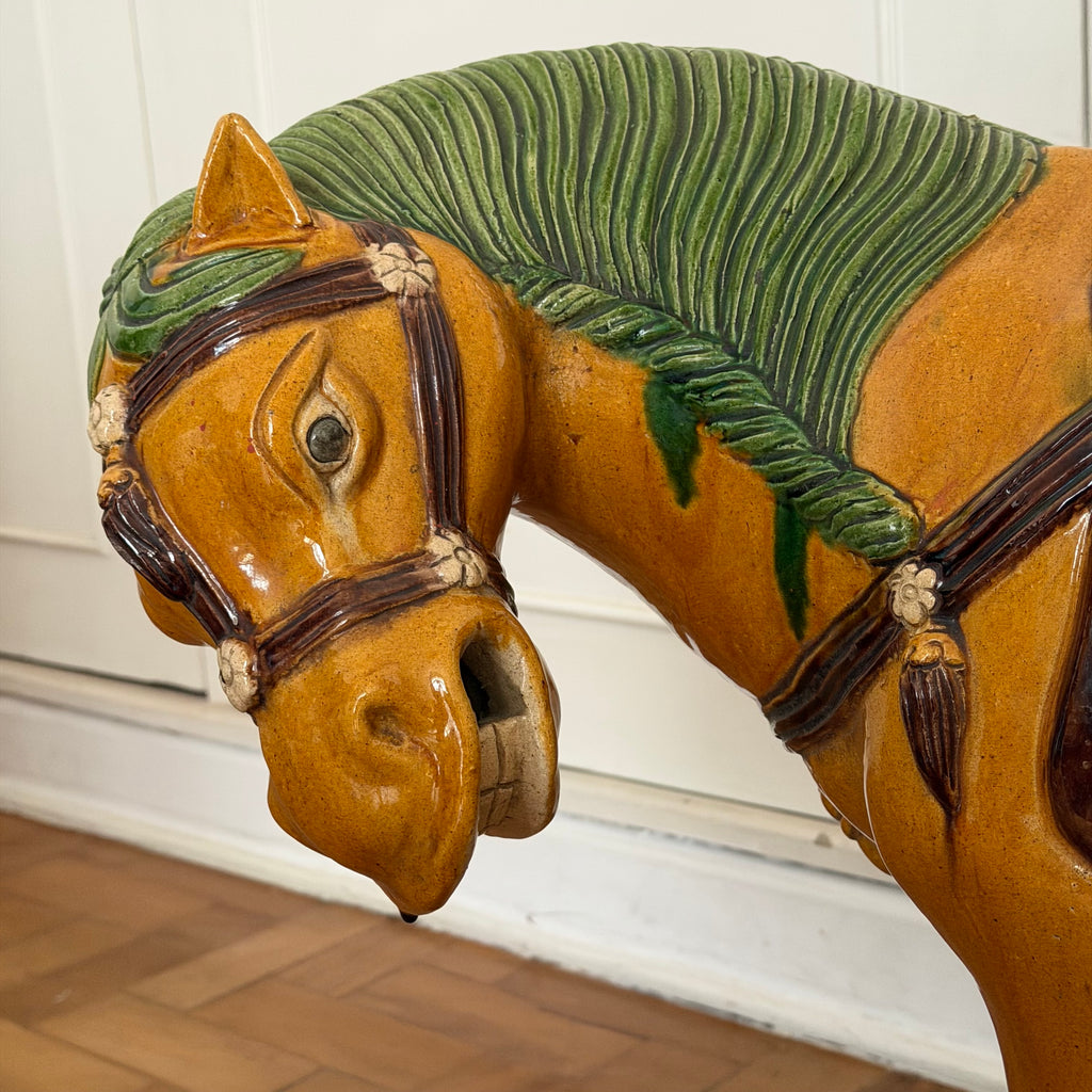 Sancai Horse Garden Seat (APENAS SP CAPITAL)