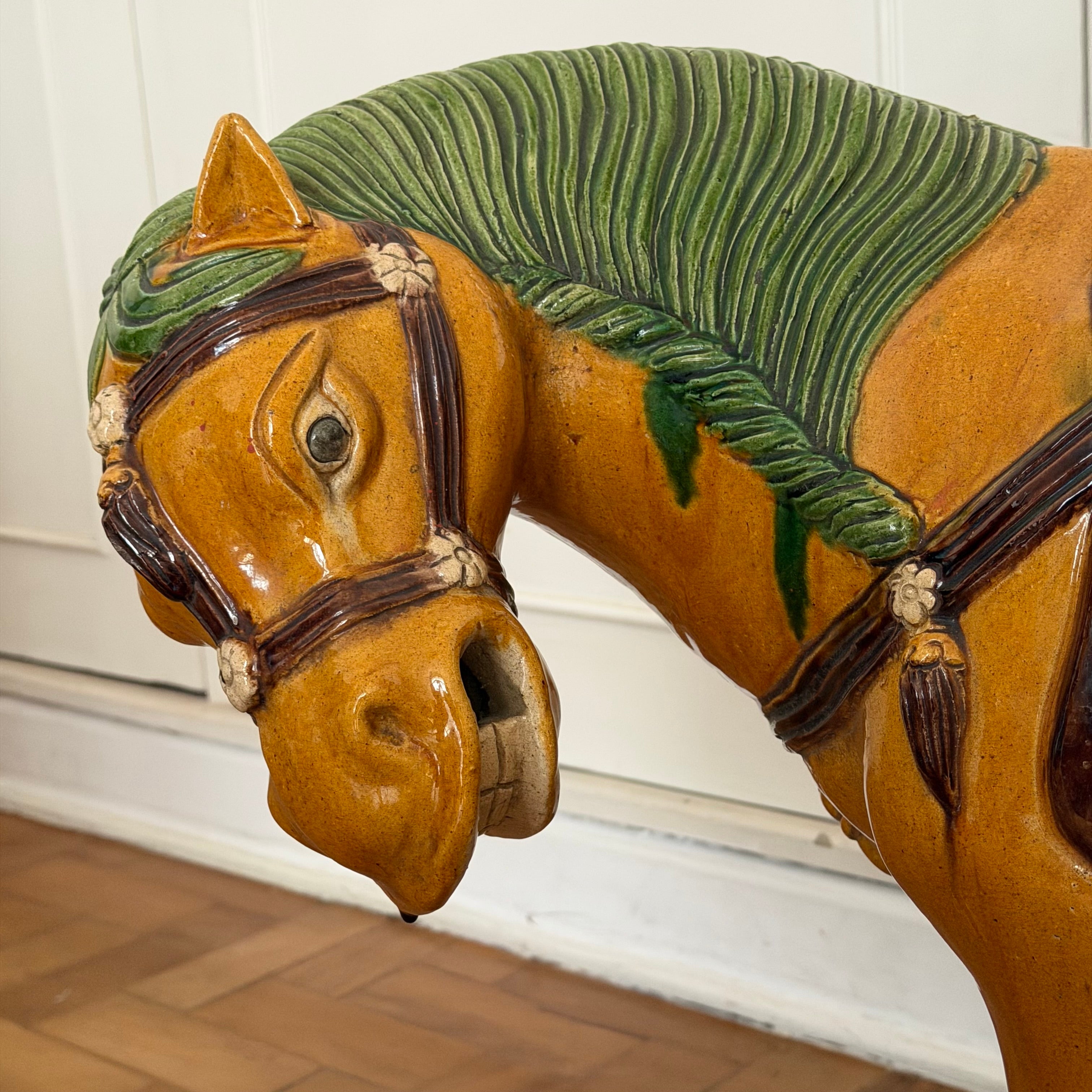 Sancai Horse Garden Seat (APENAS SP CAPITAL)