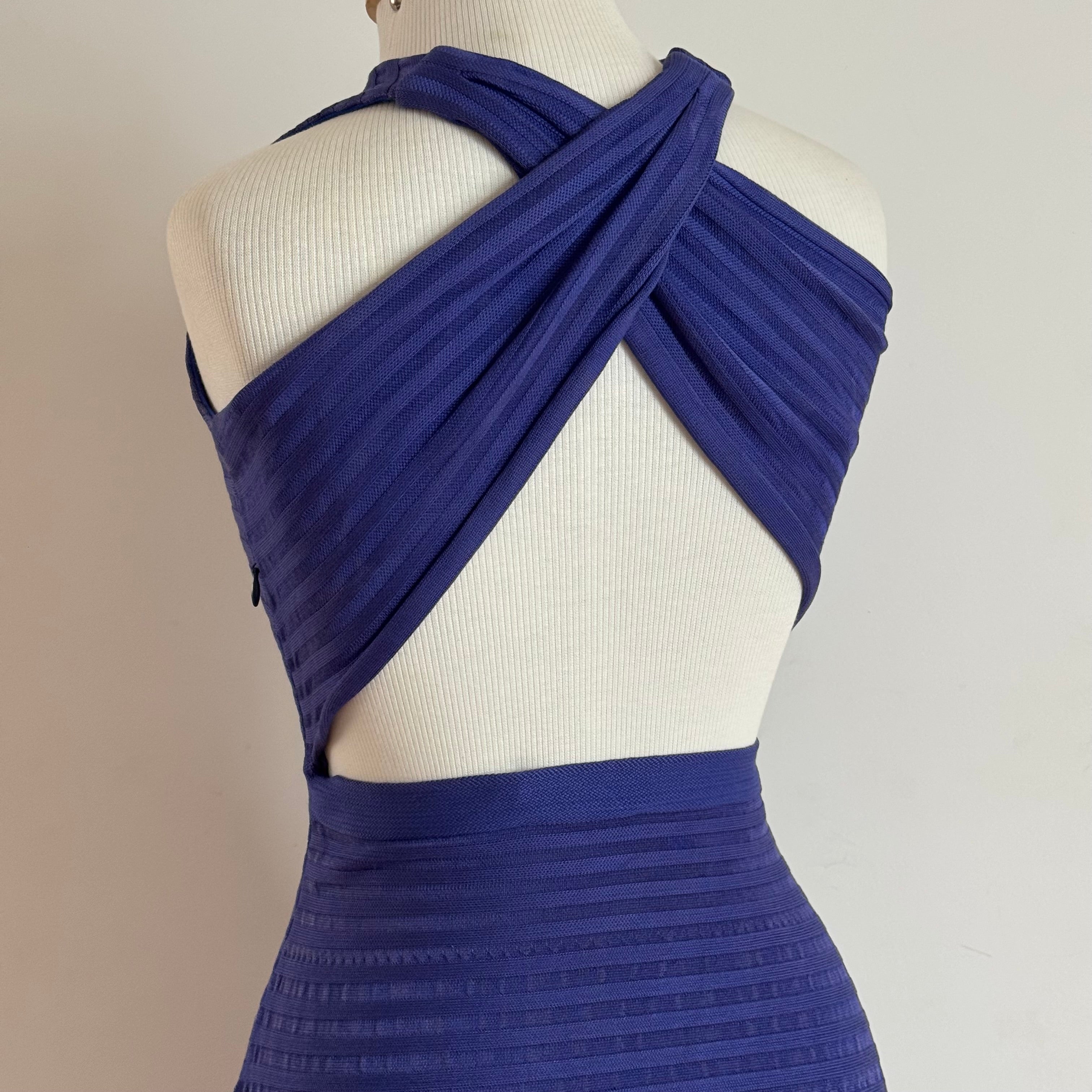Christian Dior Purple Dress
