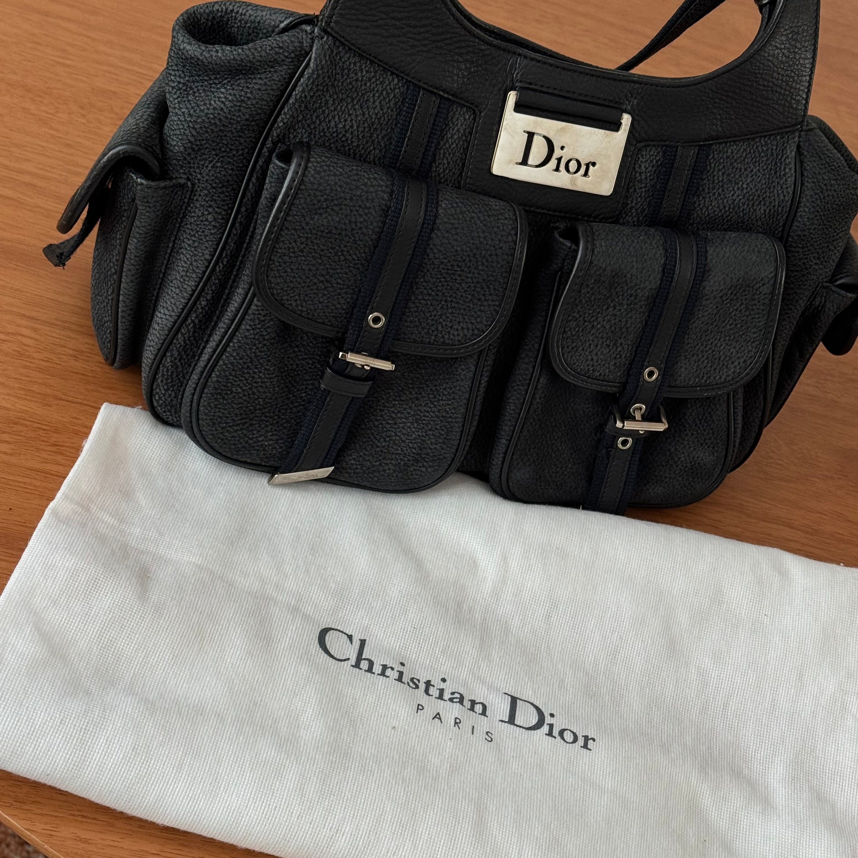 Christian Dior Street Chic Multipockeg Cargo Shoulder Bag