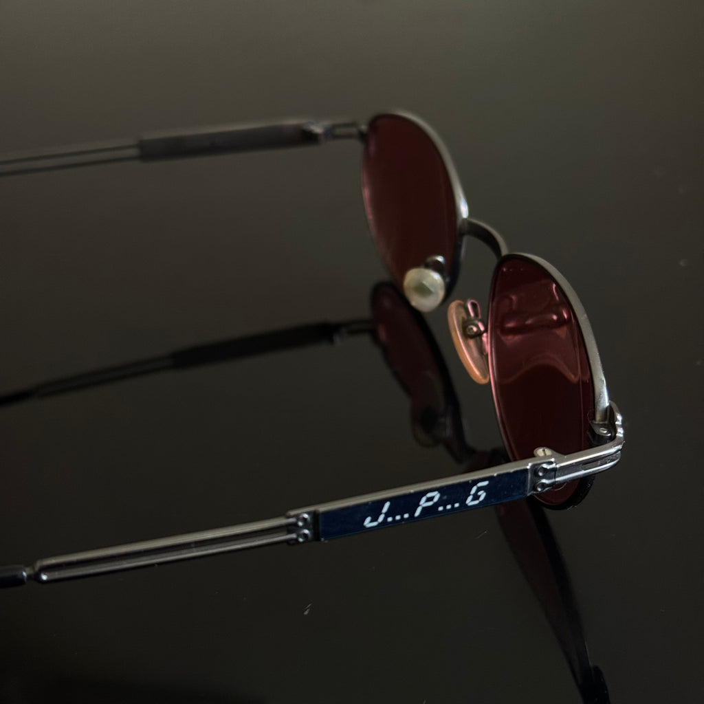Jean Paul Gaultier 90s Red Sunglasses