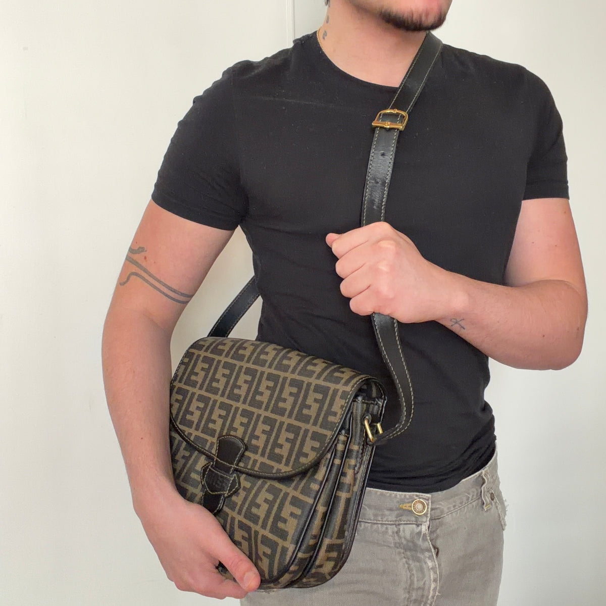 Fendi Monogram Crossbody Bag