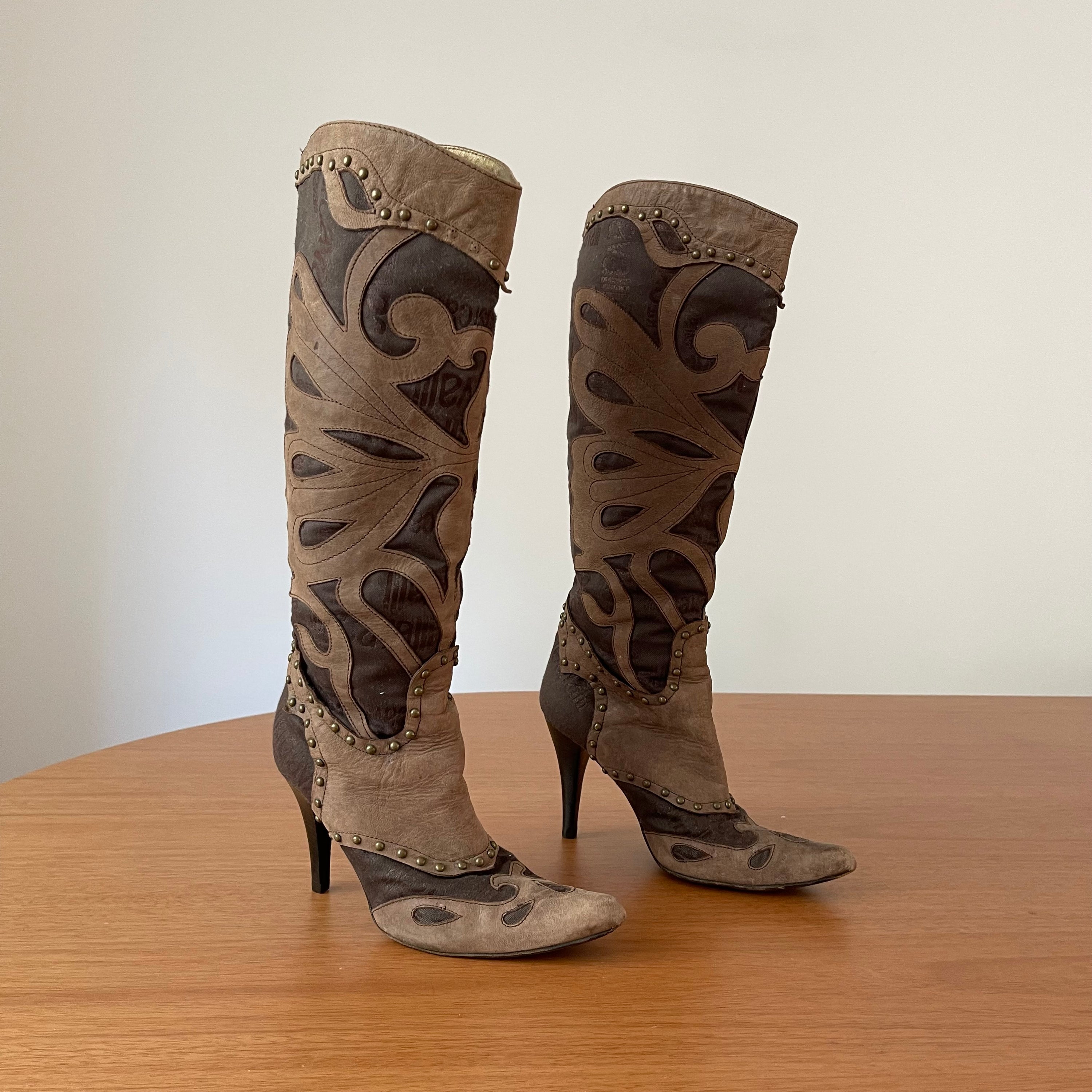 Cavalli Cowboy Butterfly Boots