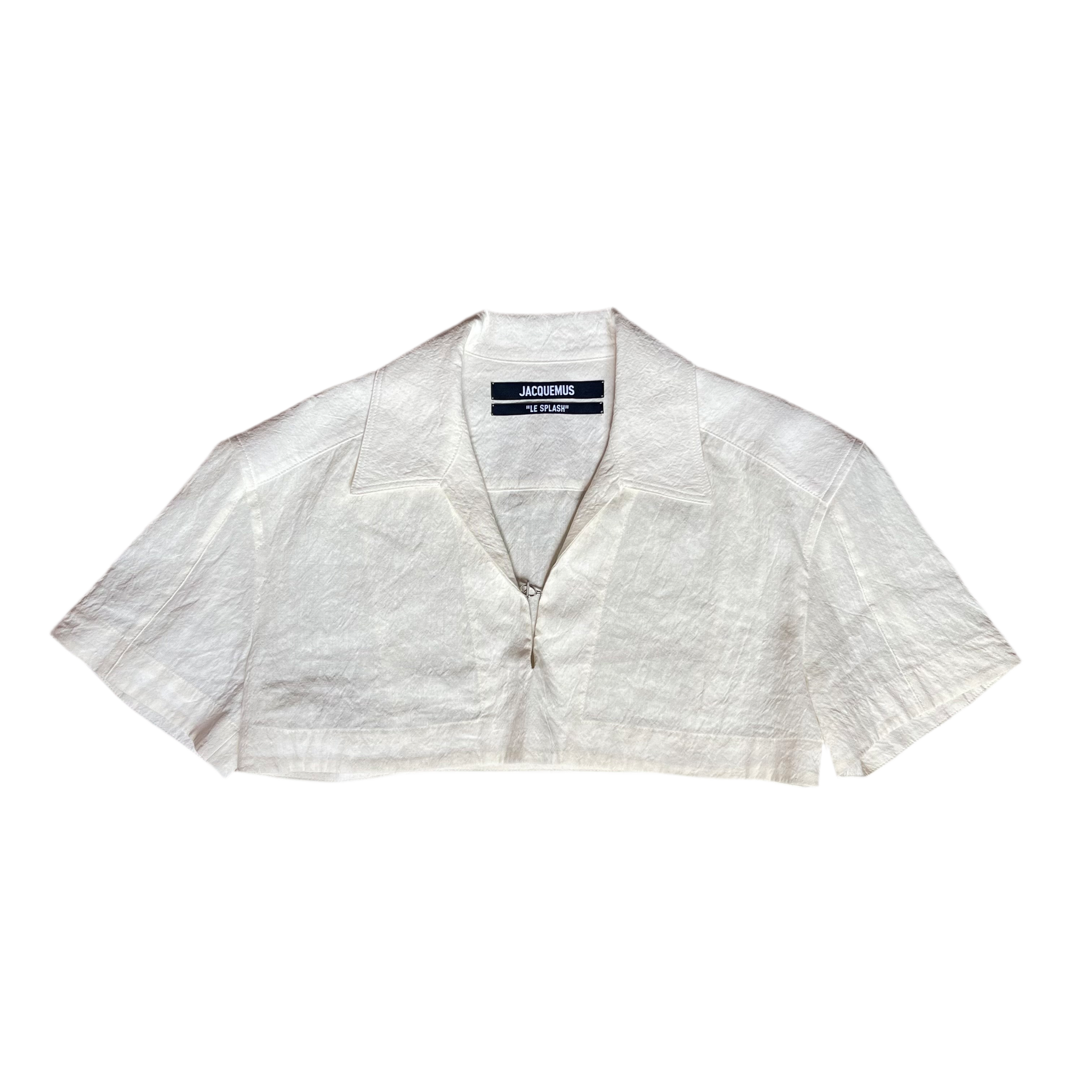 Jacquemus Le Splash Linen Cropped