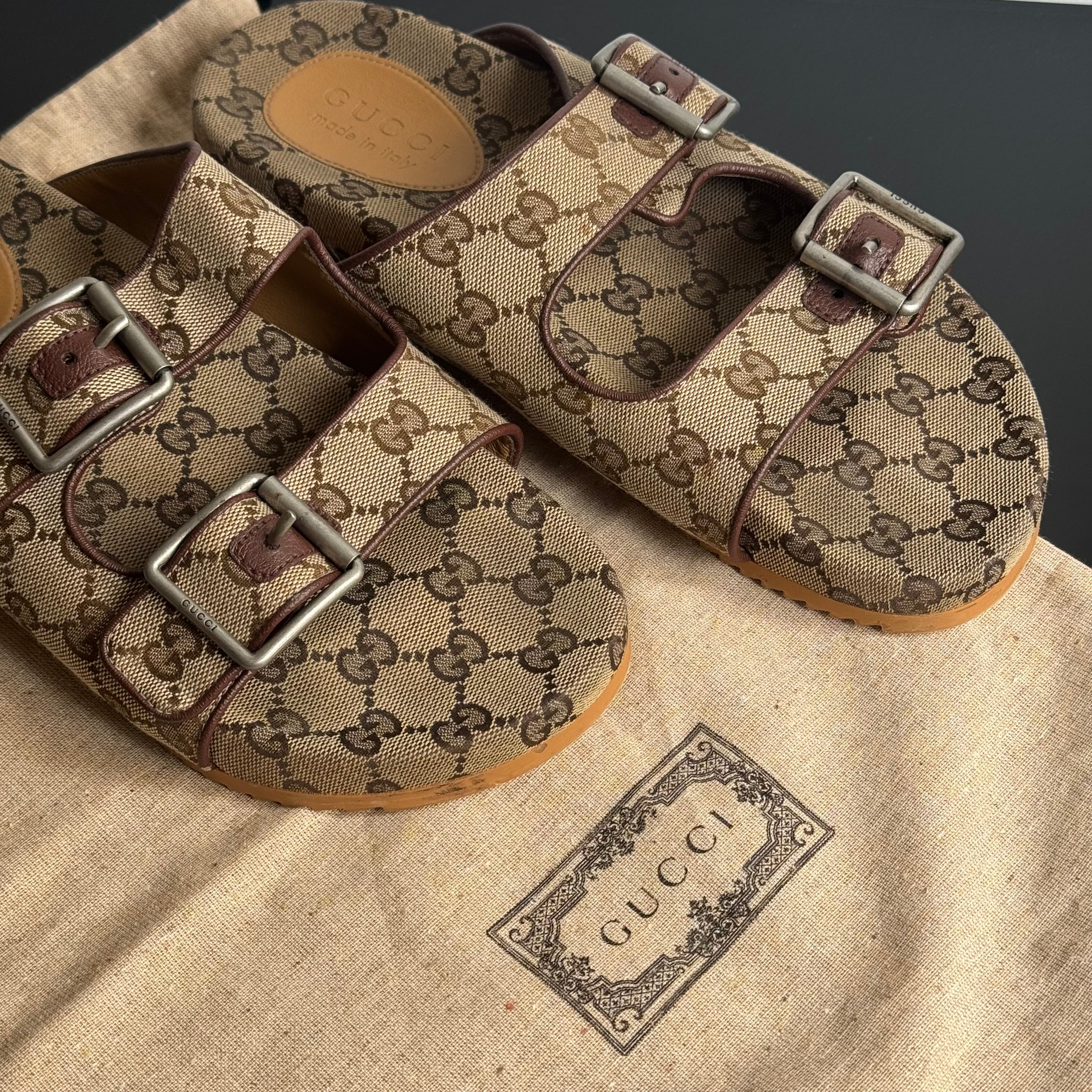 Gucci Monogram Sandals