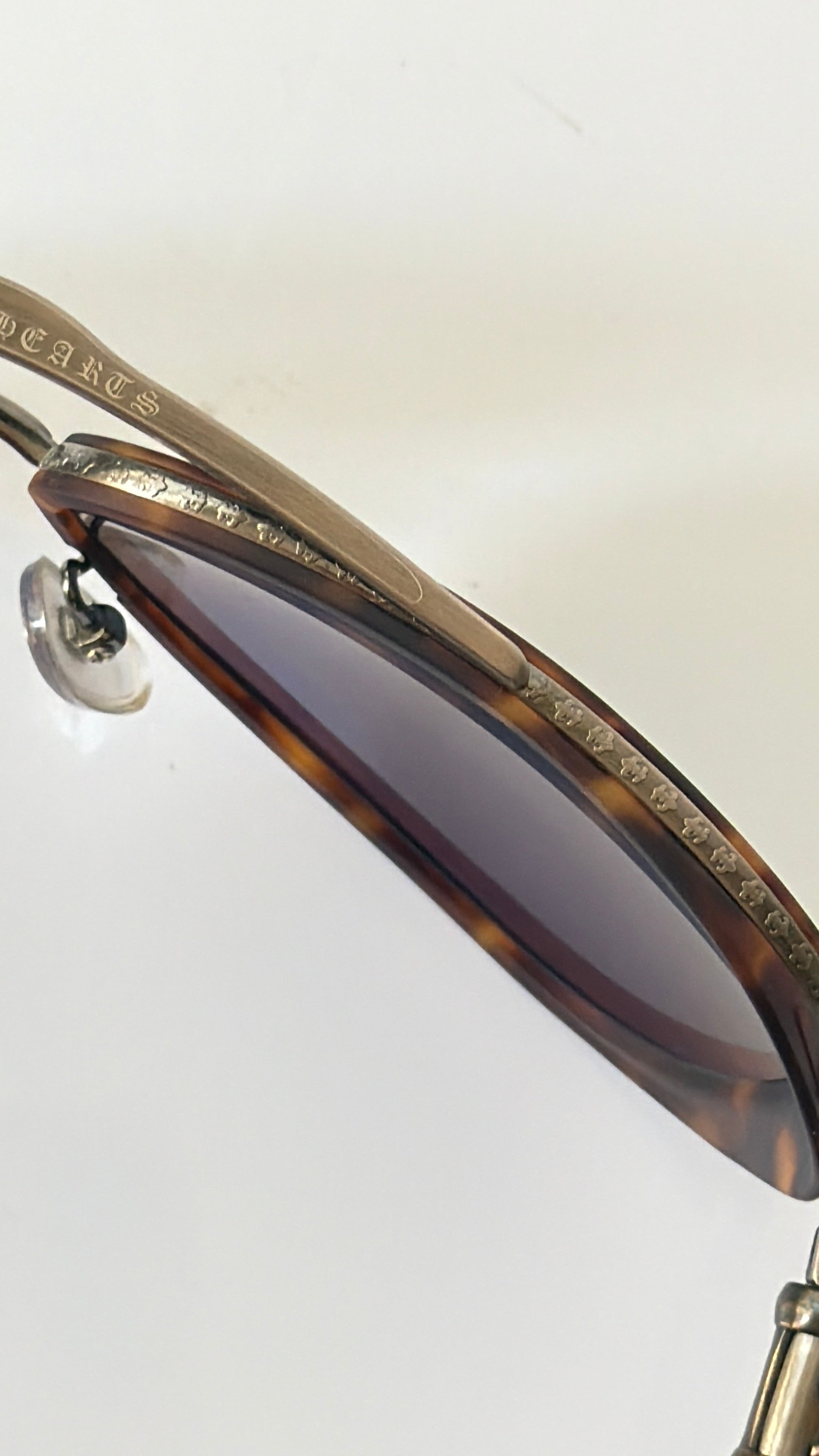 Chrome Hearts Jackwacker II Tortoise Sunglasses