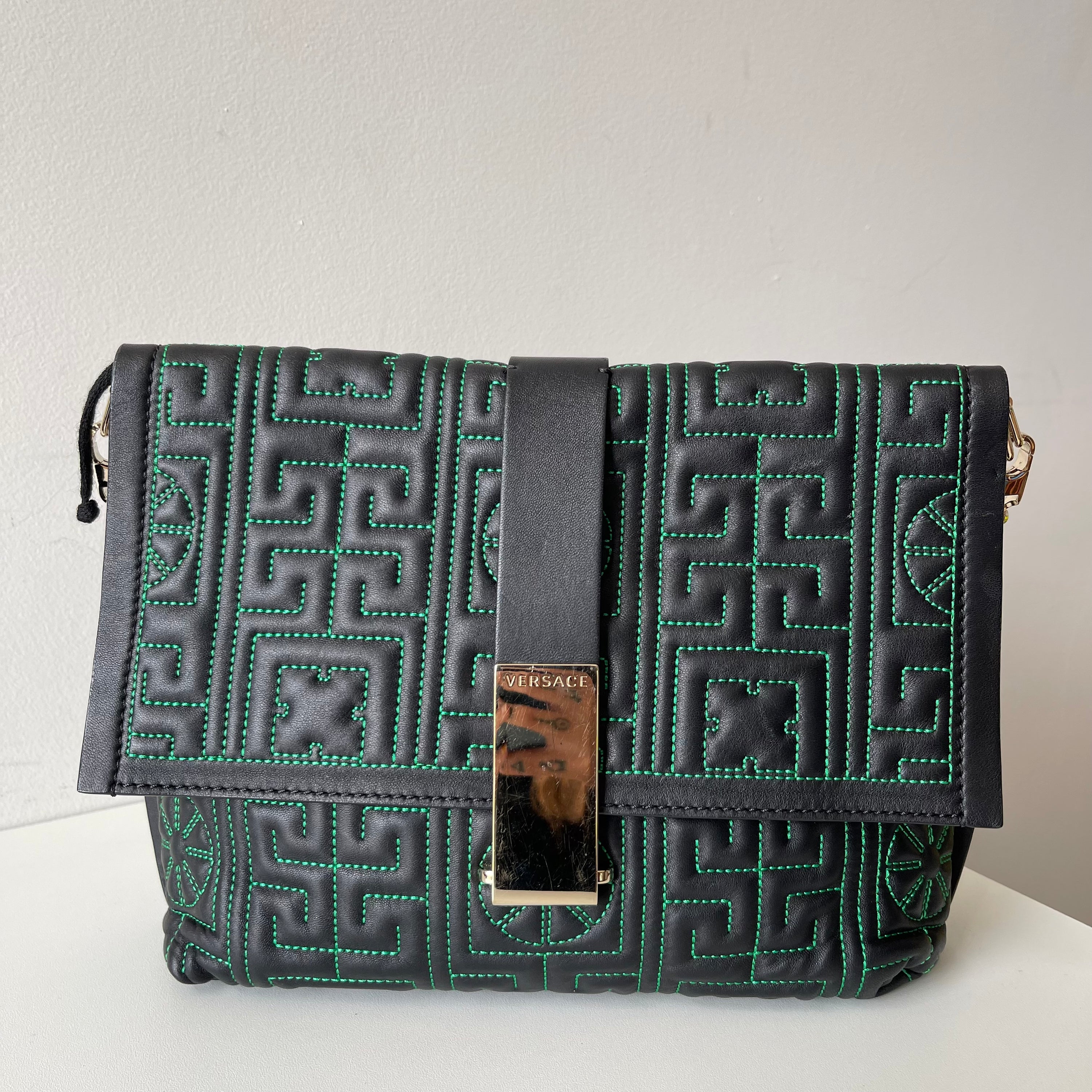 Versace Greek Shoulder Bag