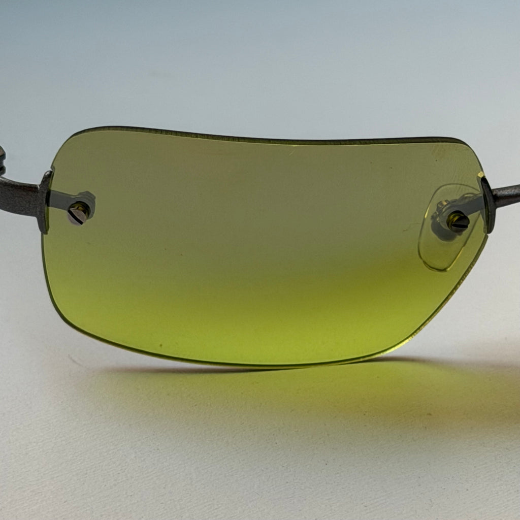 Armani Vintage Neon Green Sunglasses