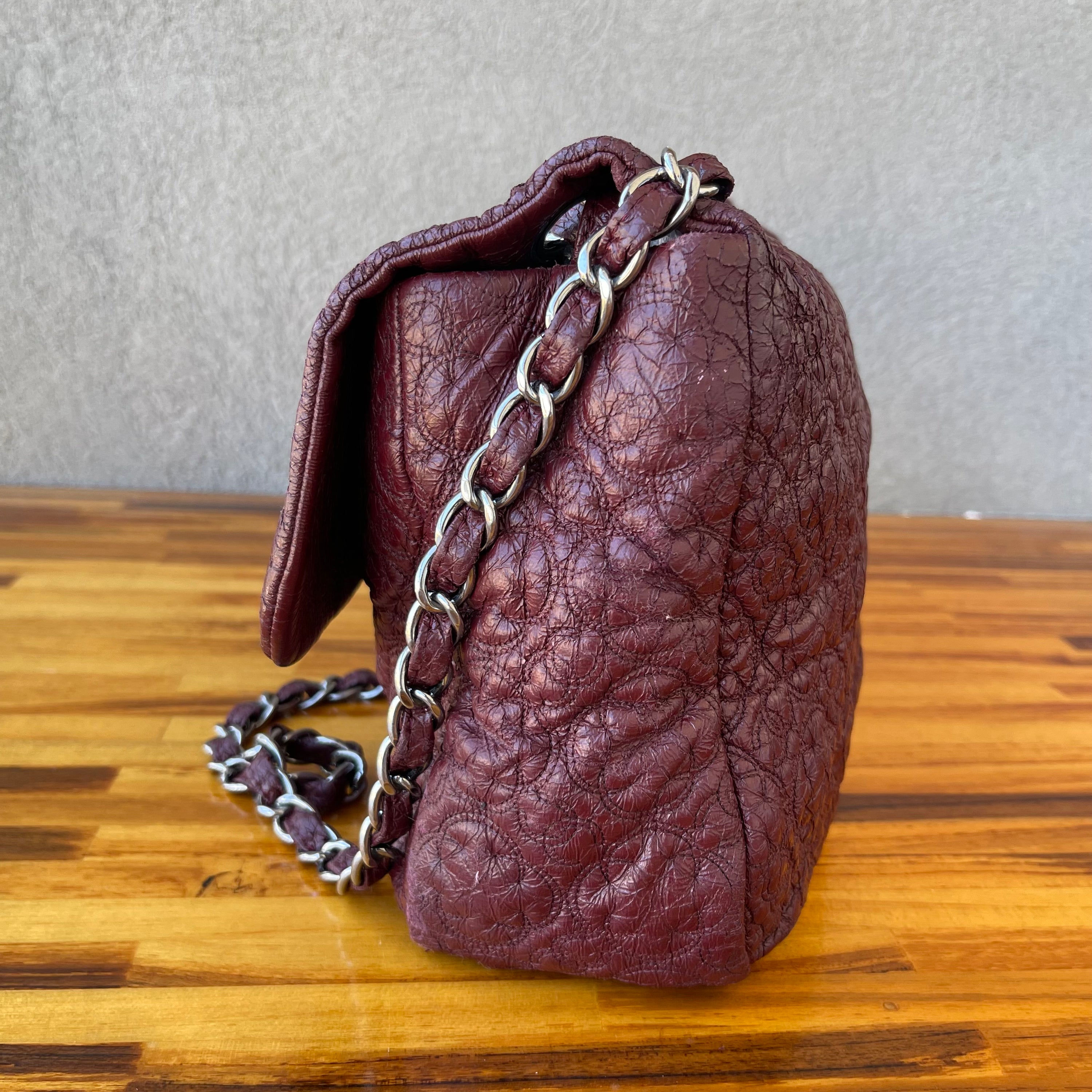 Chanel Moscow Burgundy Flap Bag