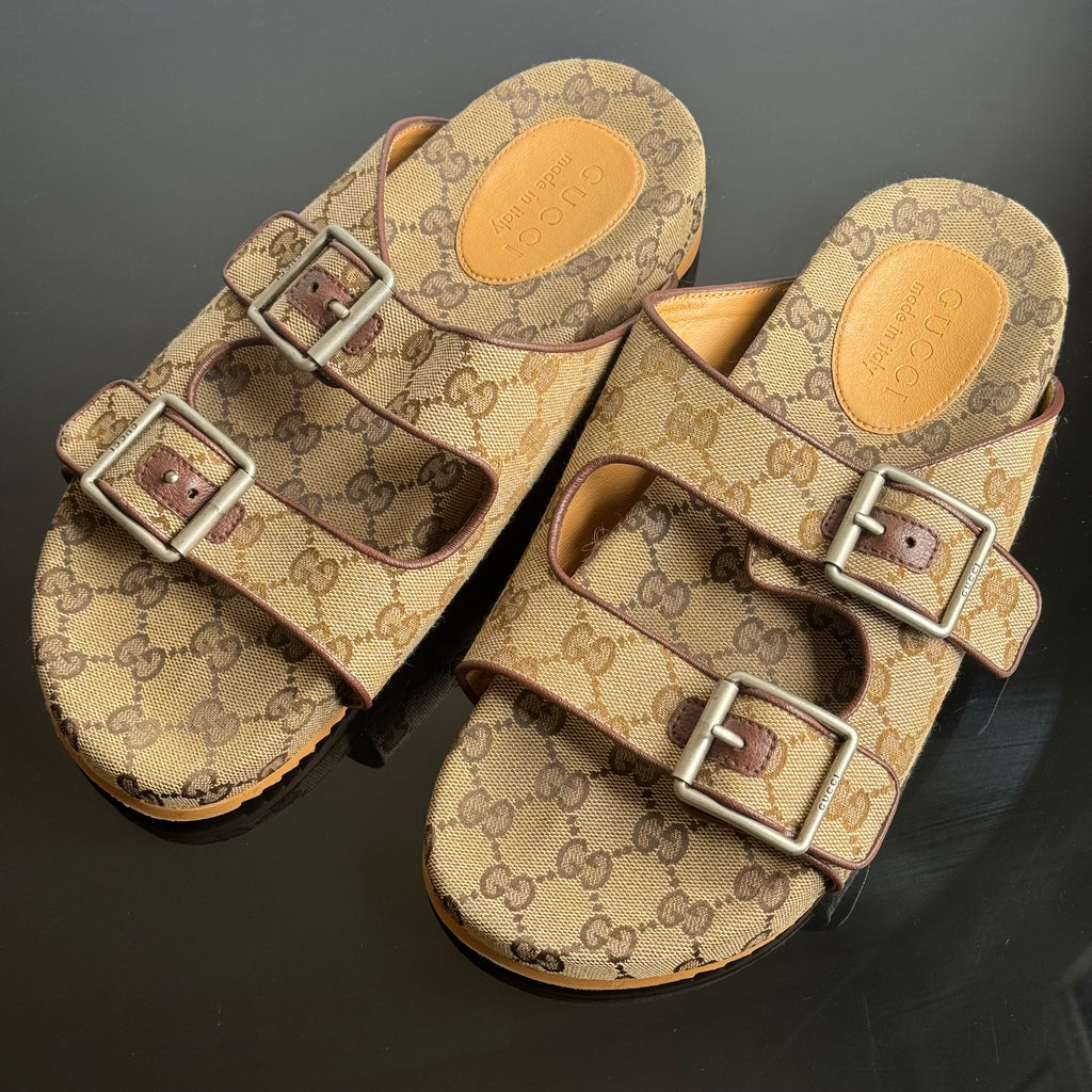 Gucci Monogram Sandals