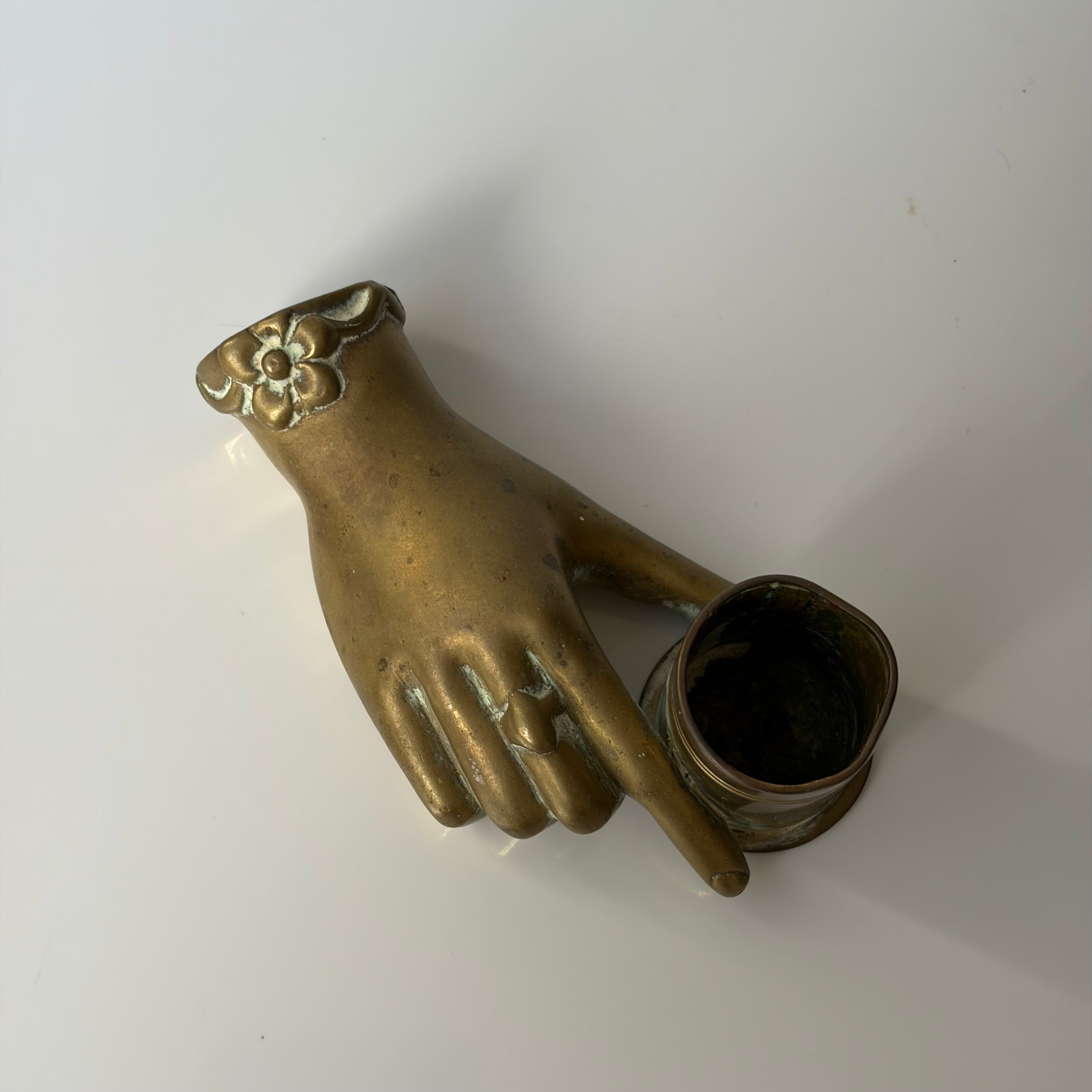 Vintage Hand Candle Holder