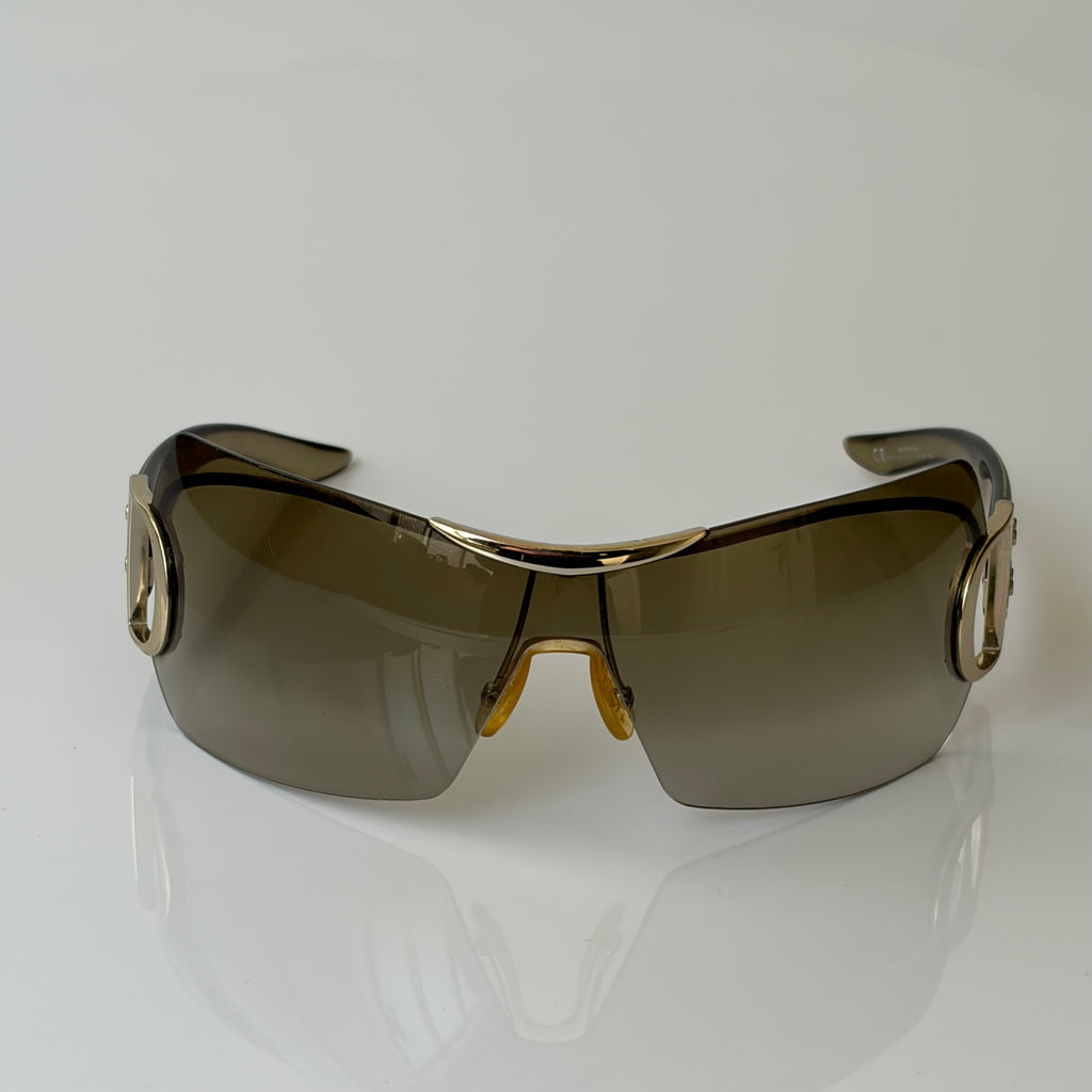 Christian Dior Green Flight Sunglasses