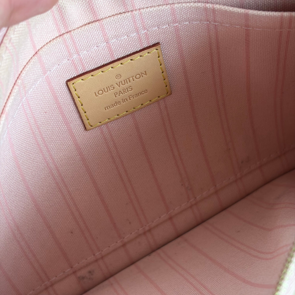 Louis Vuitton Neverfull Pochette Damier Azur