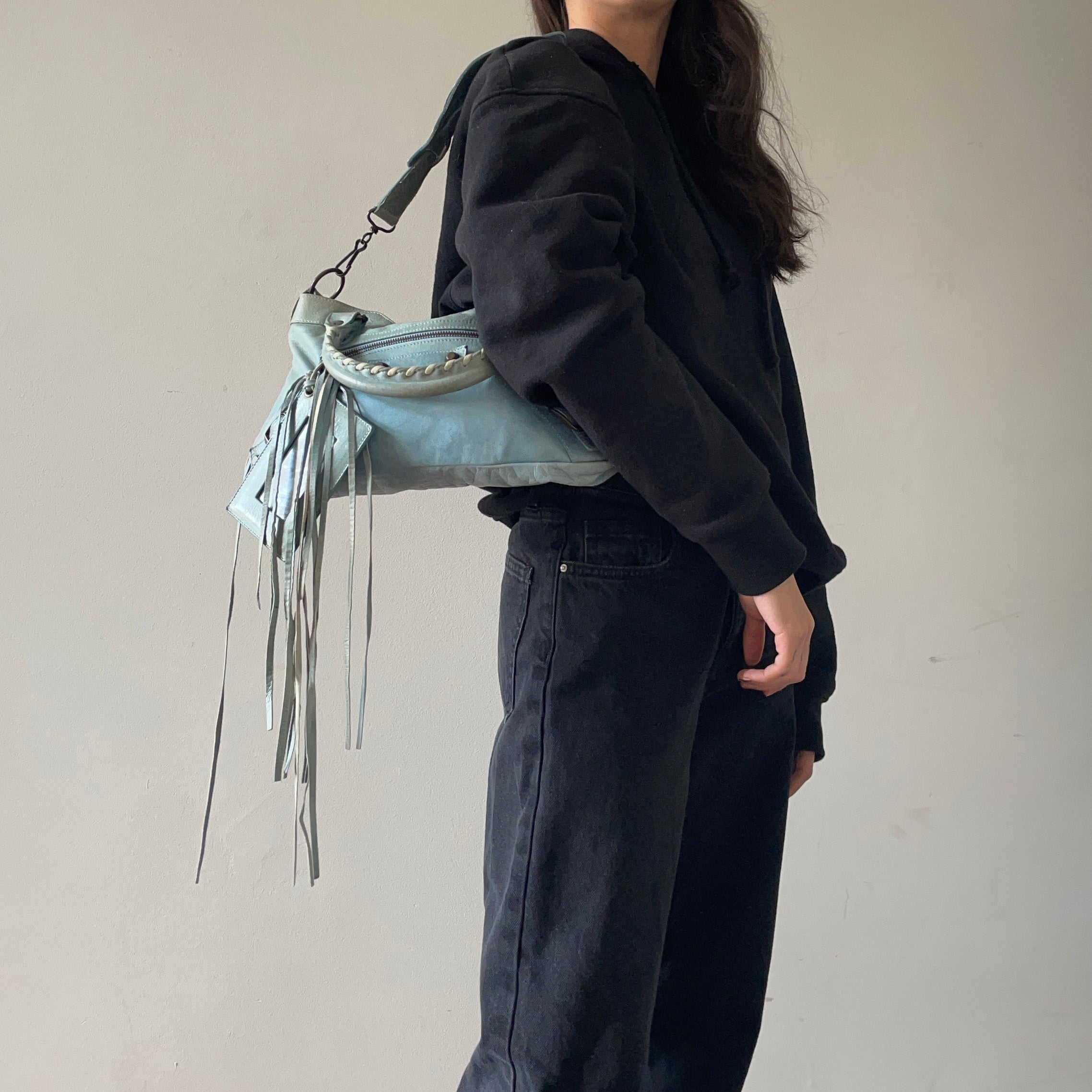Balenciaga Aqua City Bag