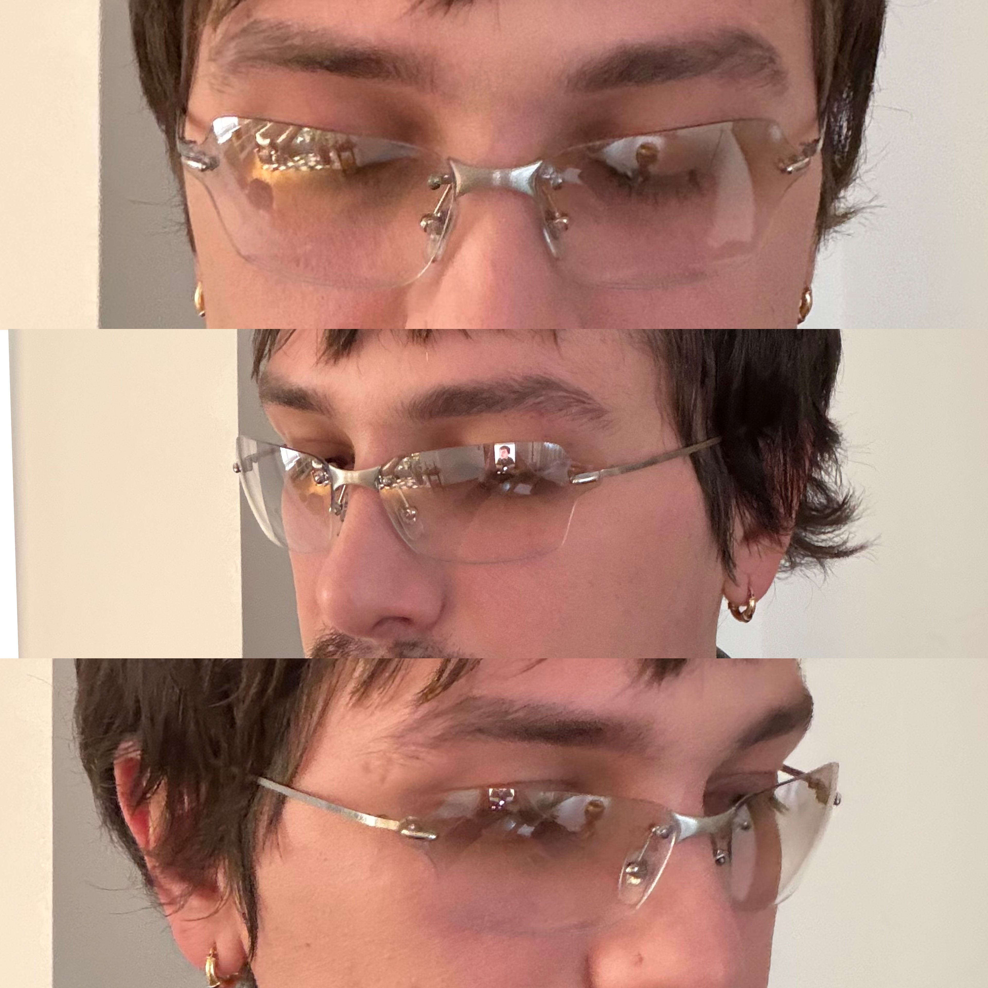 Giorgio Armani 2000s Clear Sunglassss