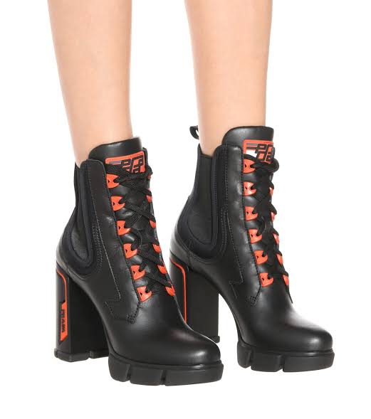 Prada Vitello Leather Montana Chelsea Boots