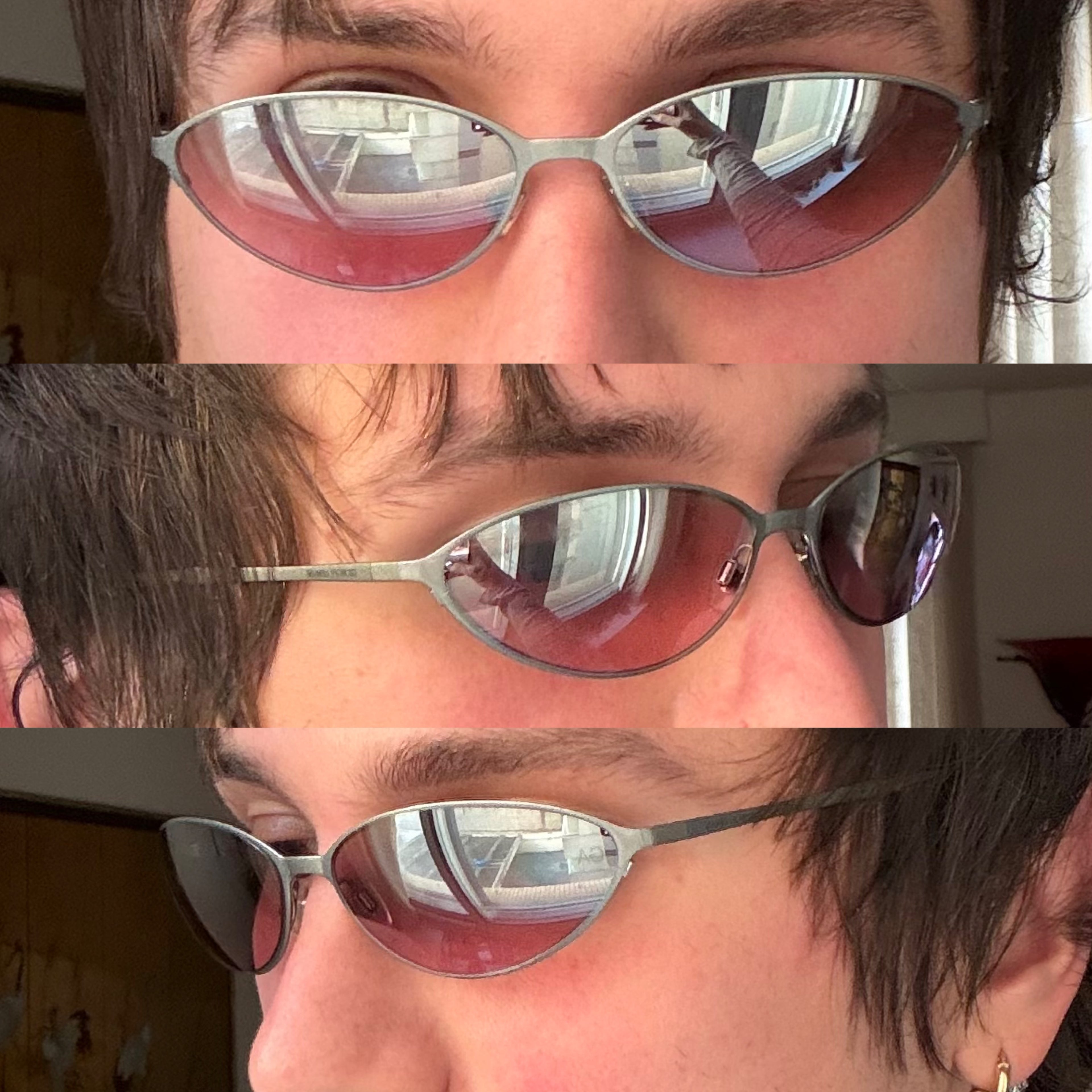 Giorgio Armani 90s Pink Sunglasses