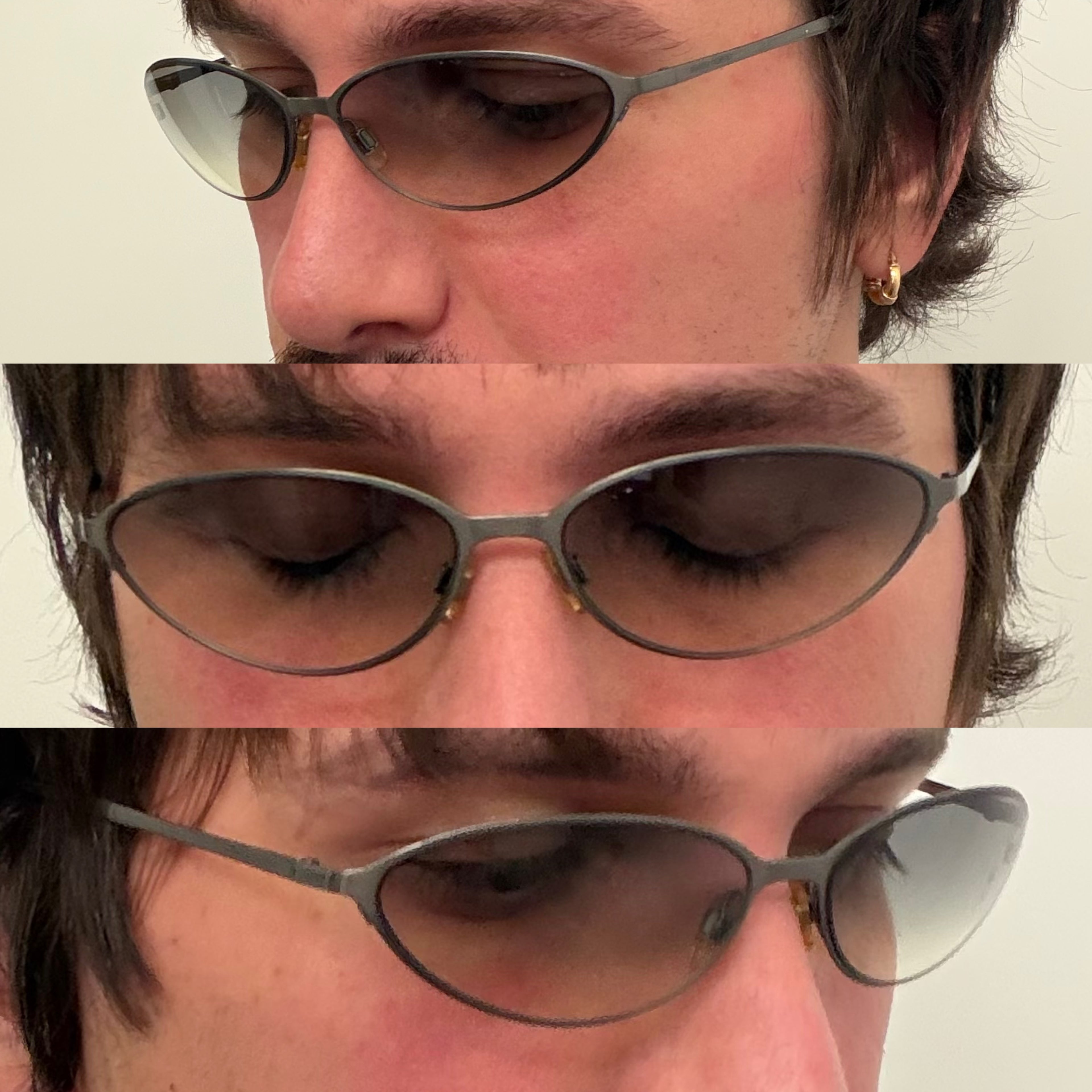 Giorgio Armani 90s Silver Sunglasses