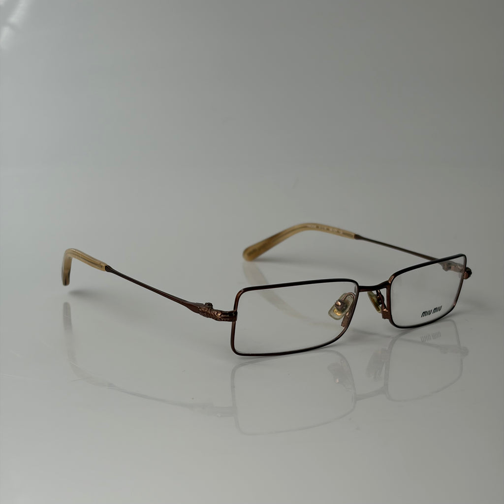 Miu Miu Silver Glasses
