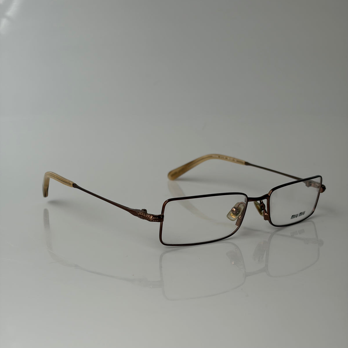 Miu Miu Silver Glasses