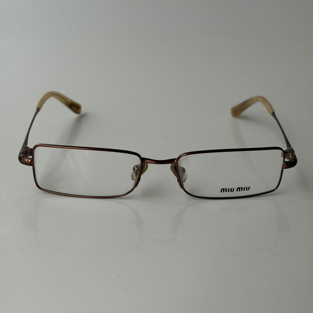 Miu Miu Silver Glasses