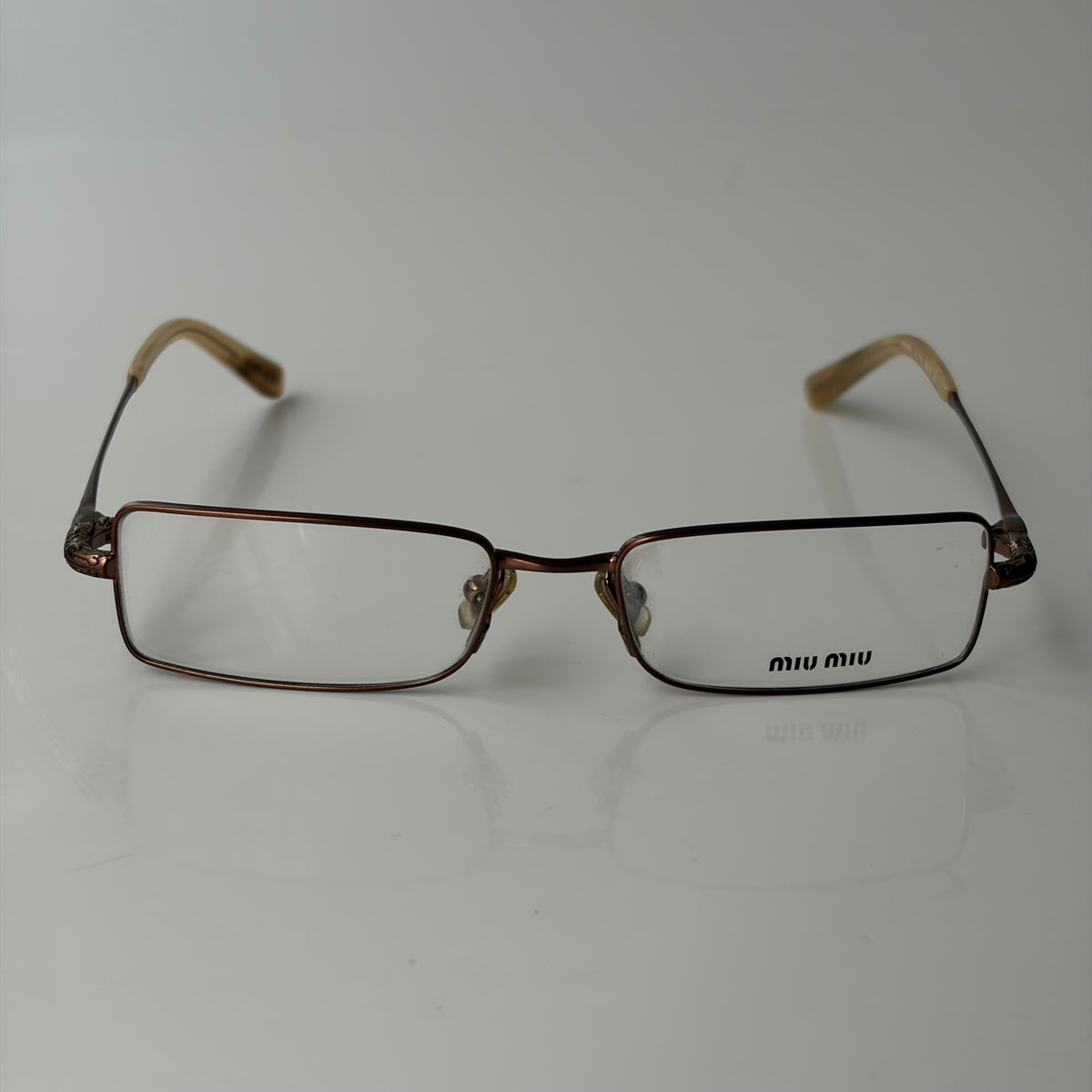 Miu Miu Silver Glasses