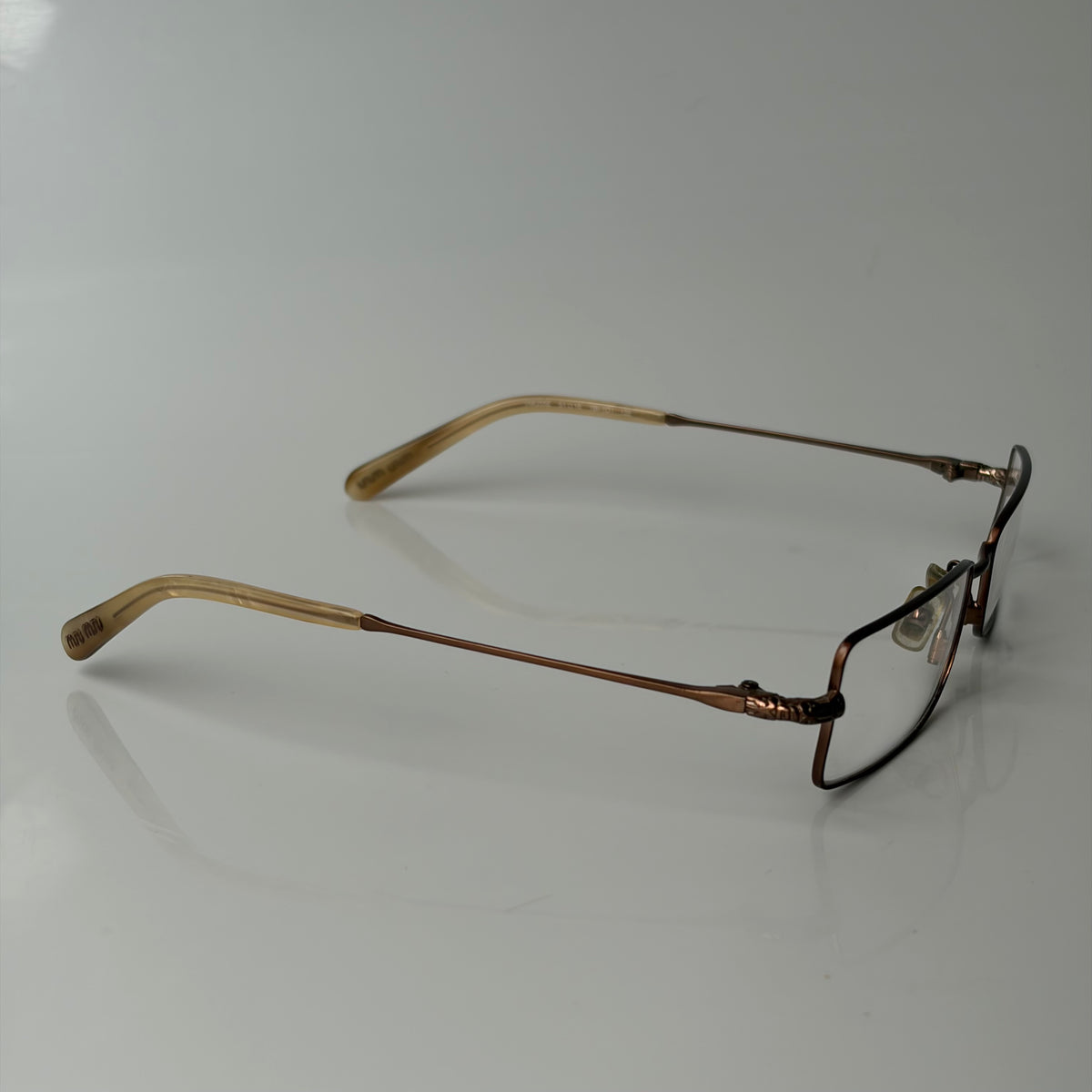 Miu Miu Silver Glasses