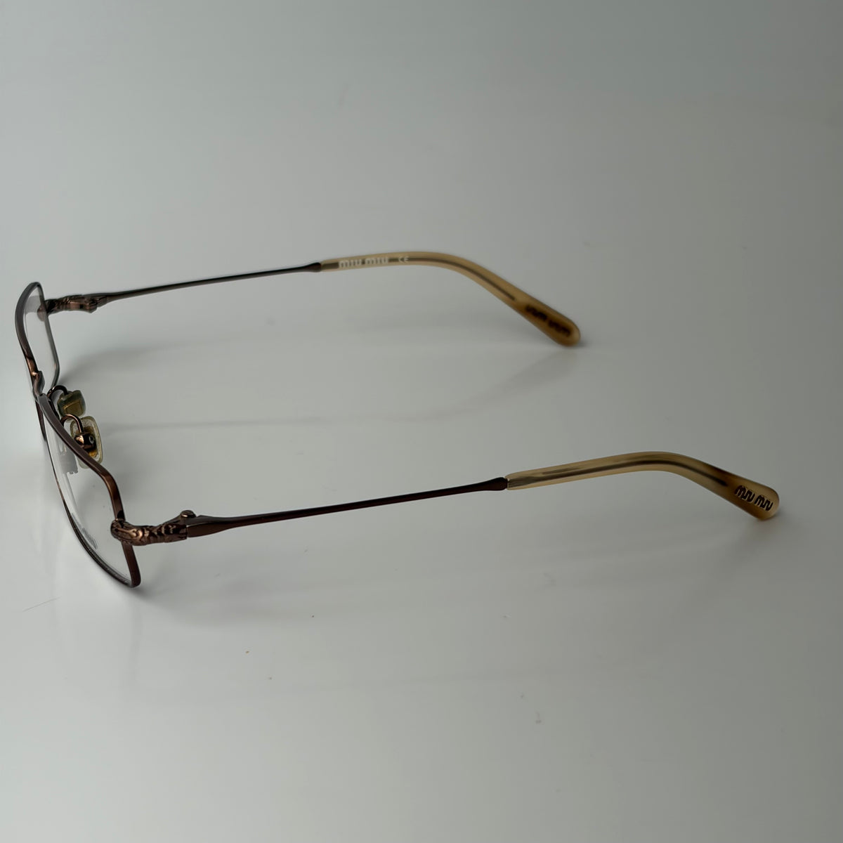 Miu Miu Silver Glasses