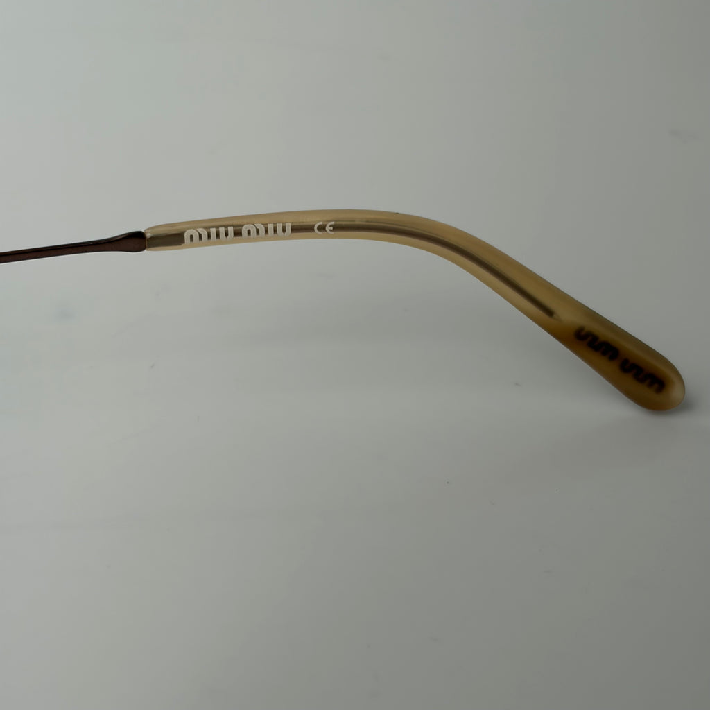 Miu Miu Silver Glasses