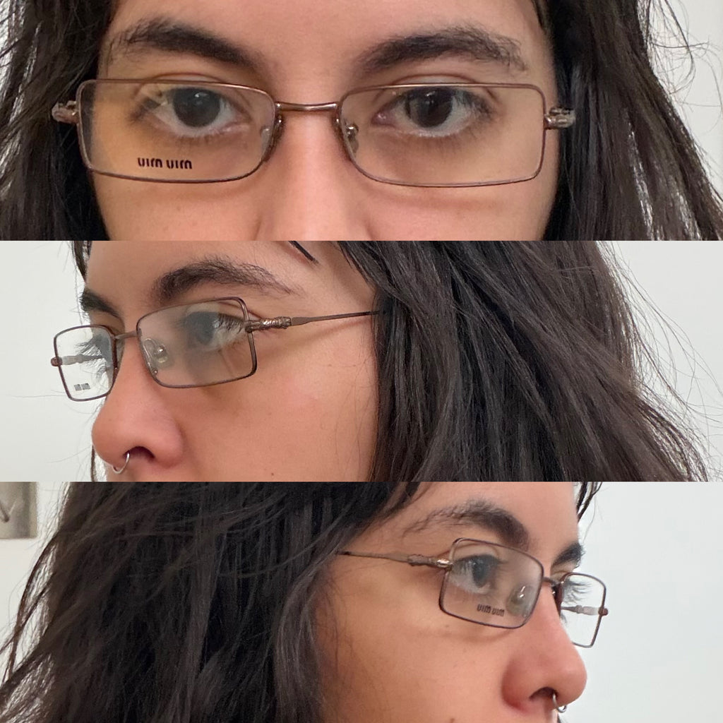 Miu Miu Silver Glasses