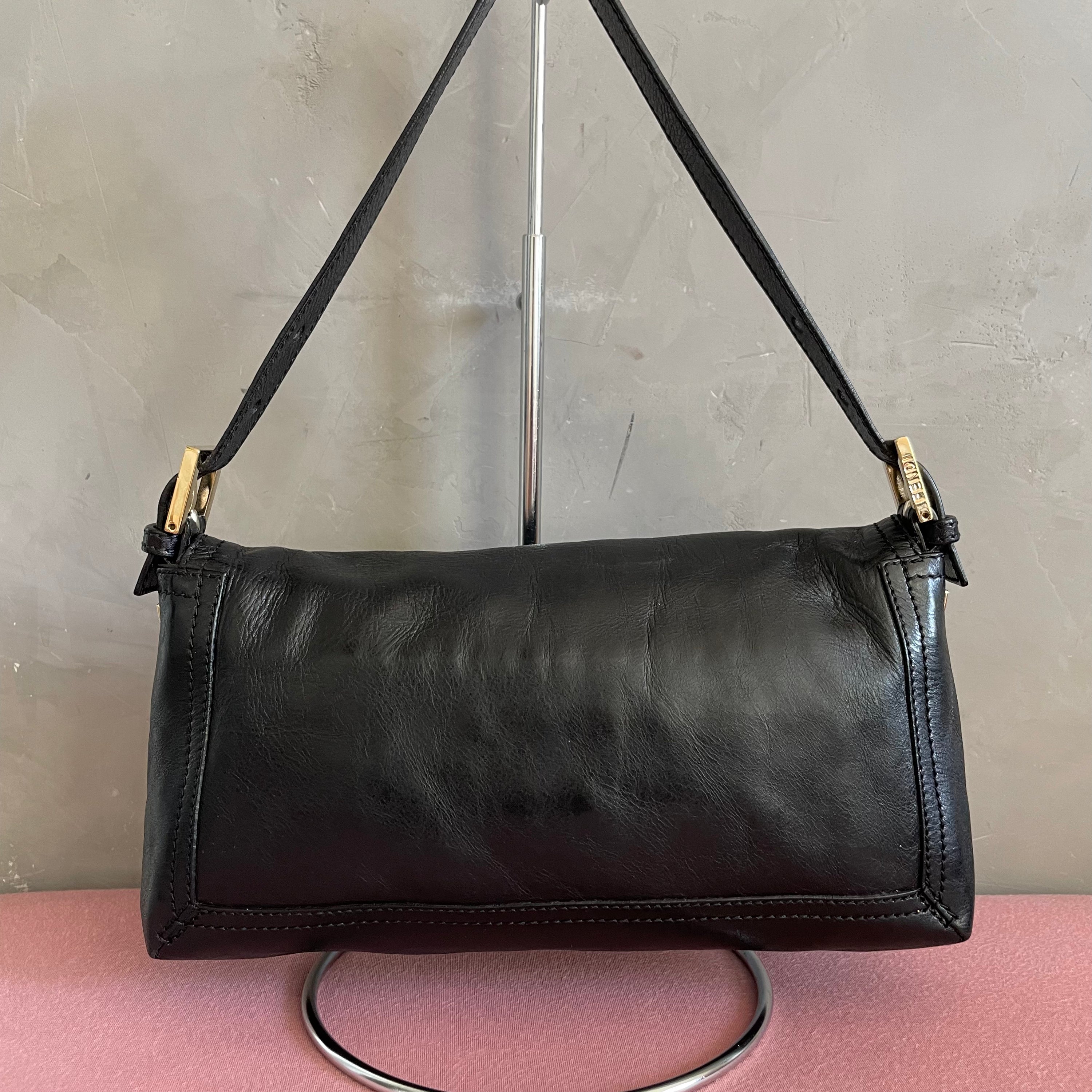 Fendi Leather Baguette