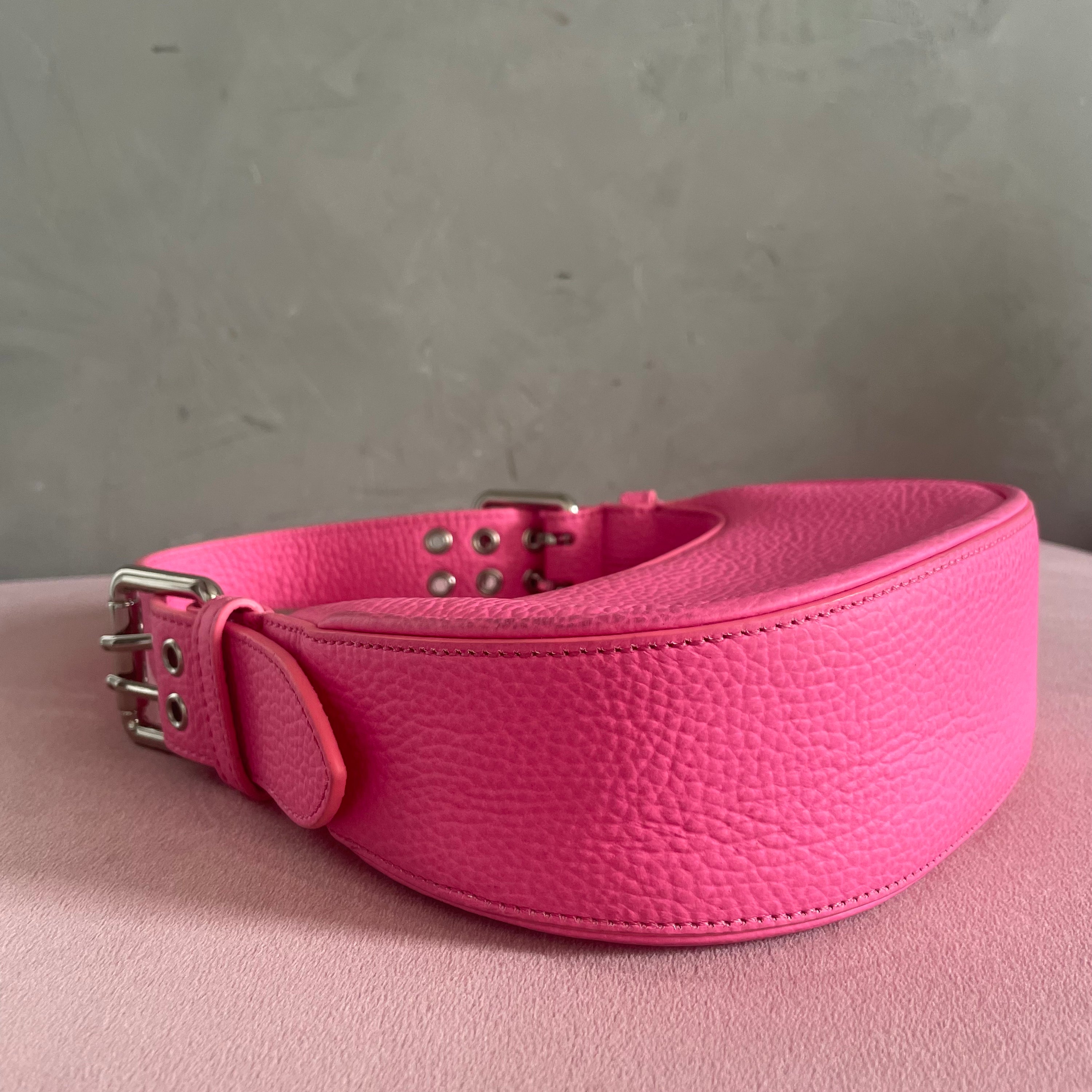 BY FAR Mini Pink Soho Bag