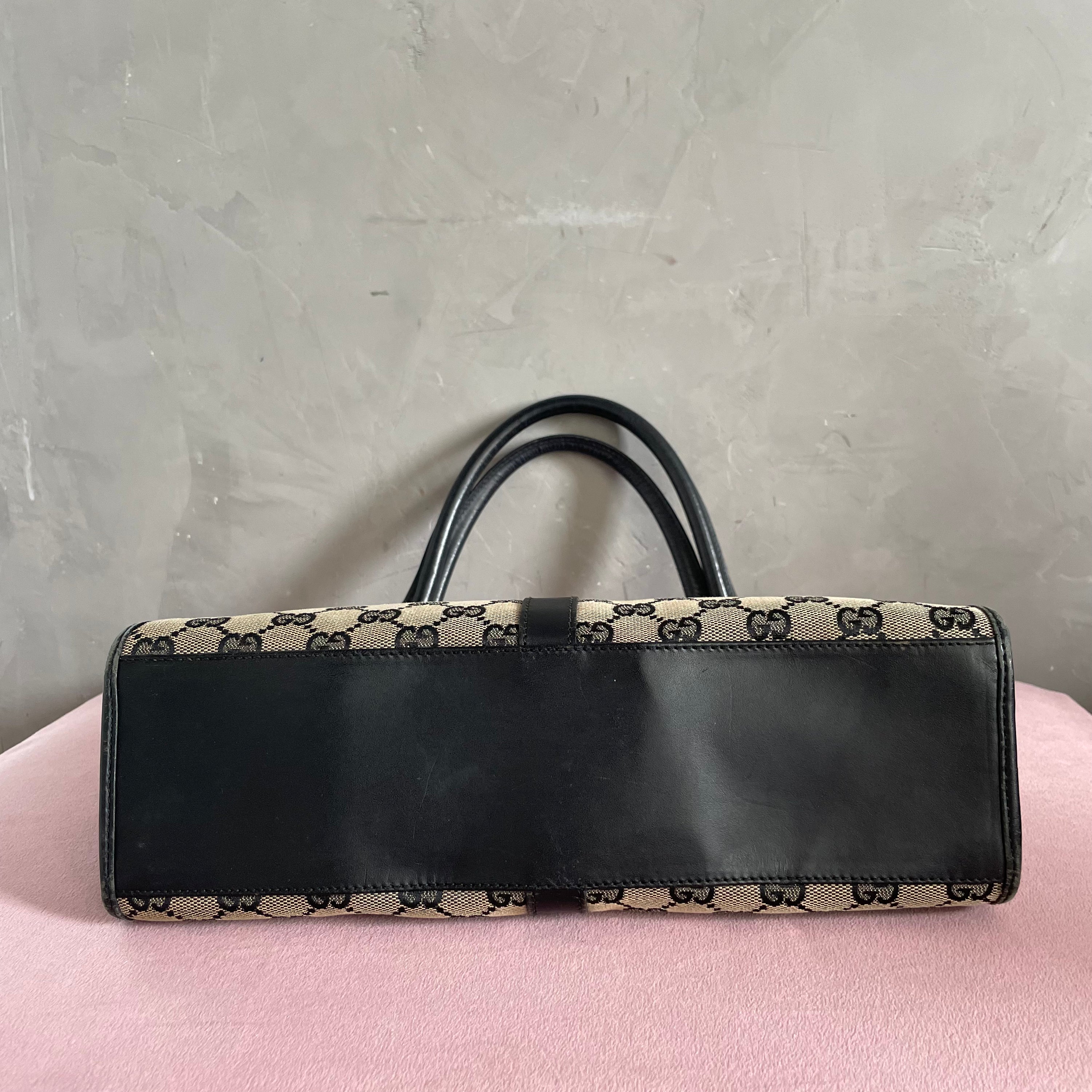 Gucci Monogram Shoulder Jackie Bag