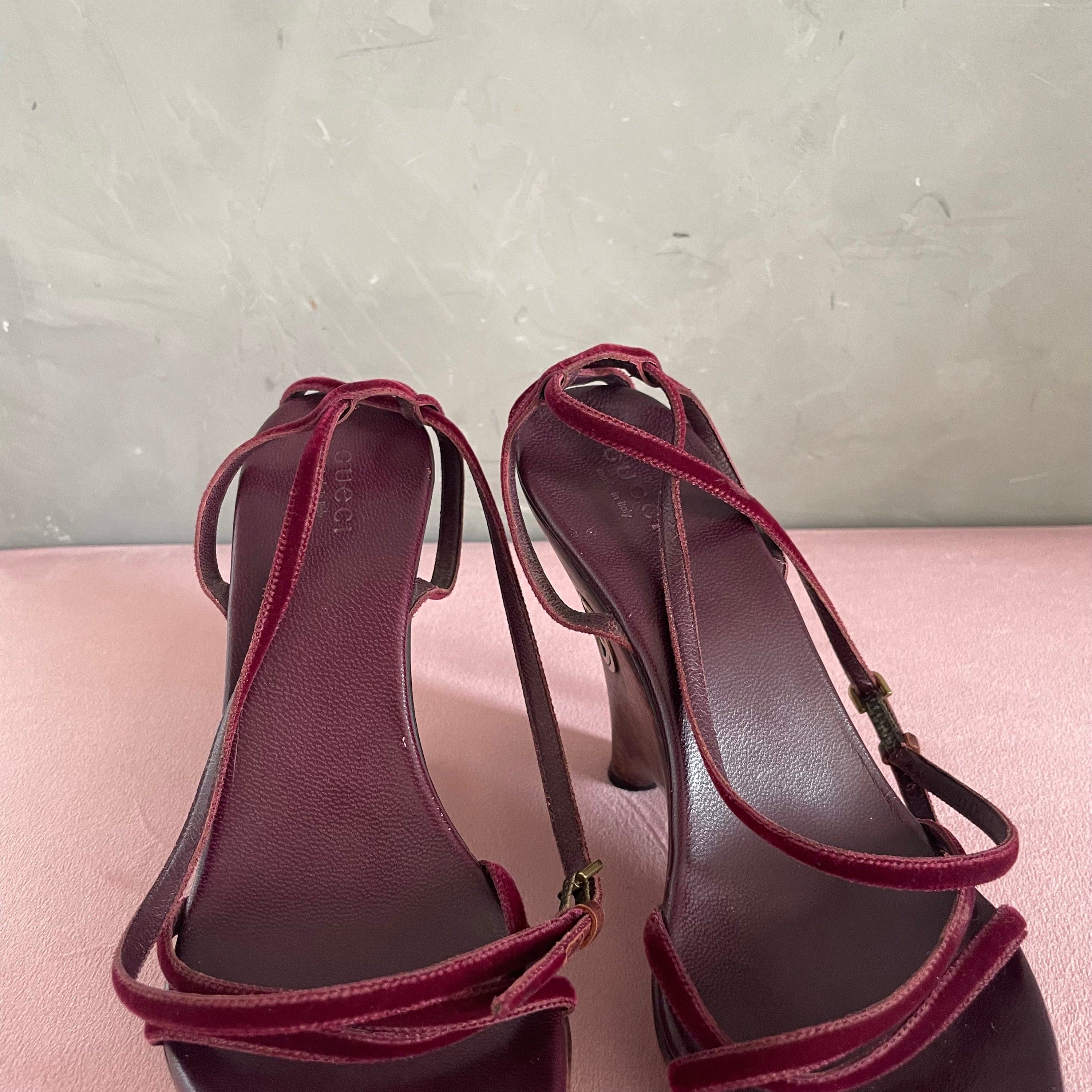 Gucci Wooden Wedge