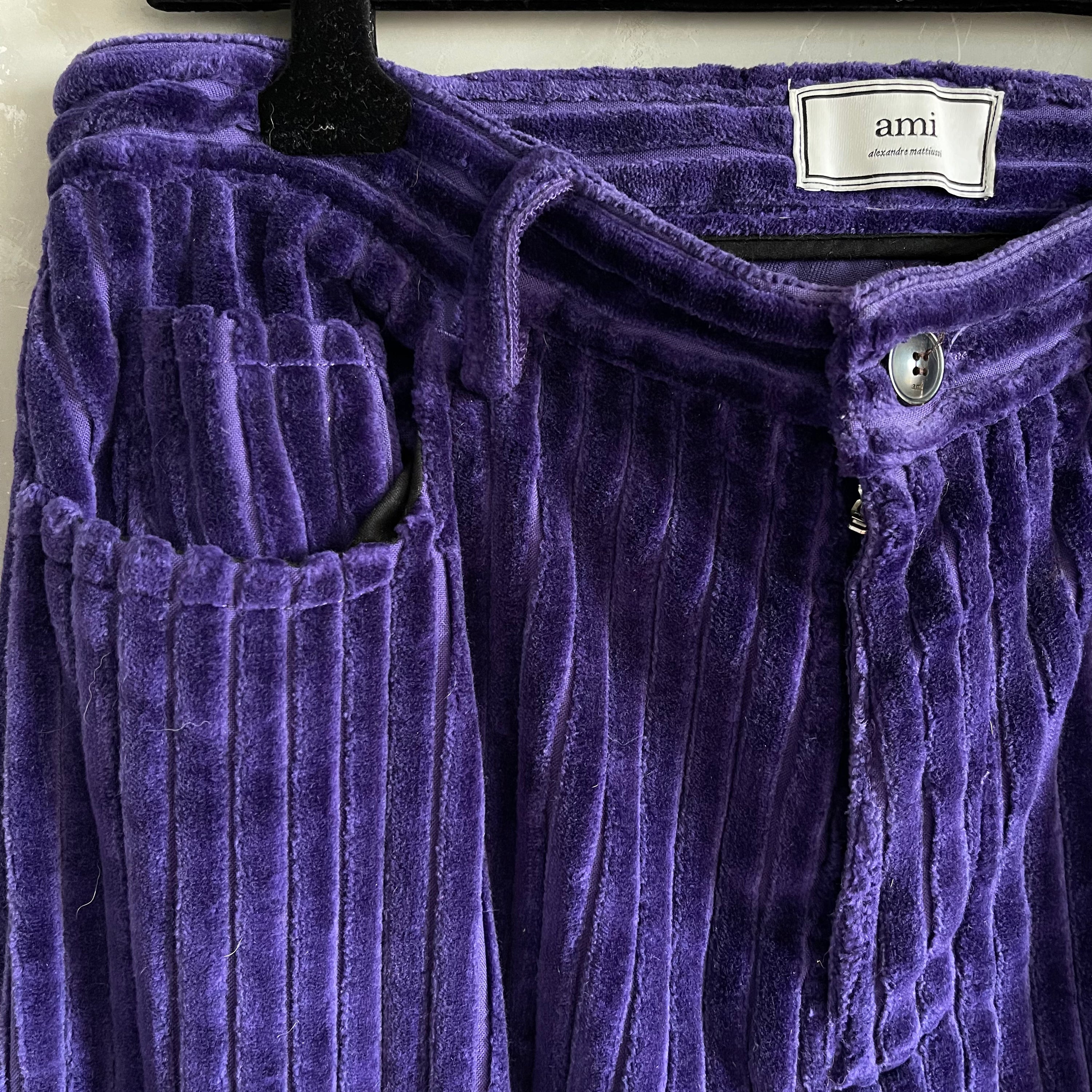 Ami Paris Purple Pants
