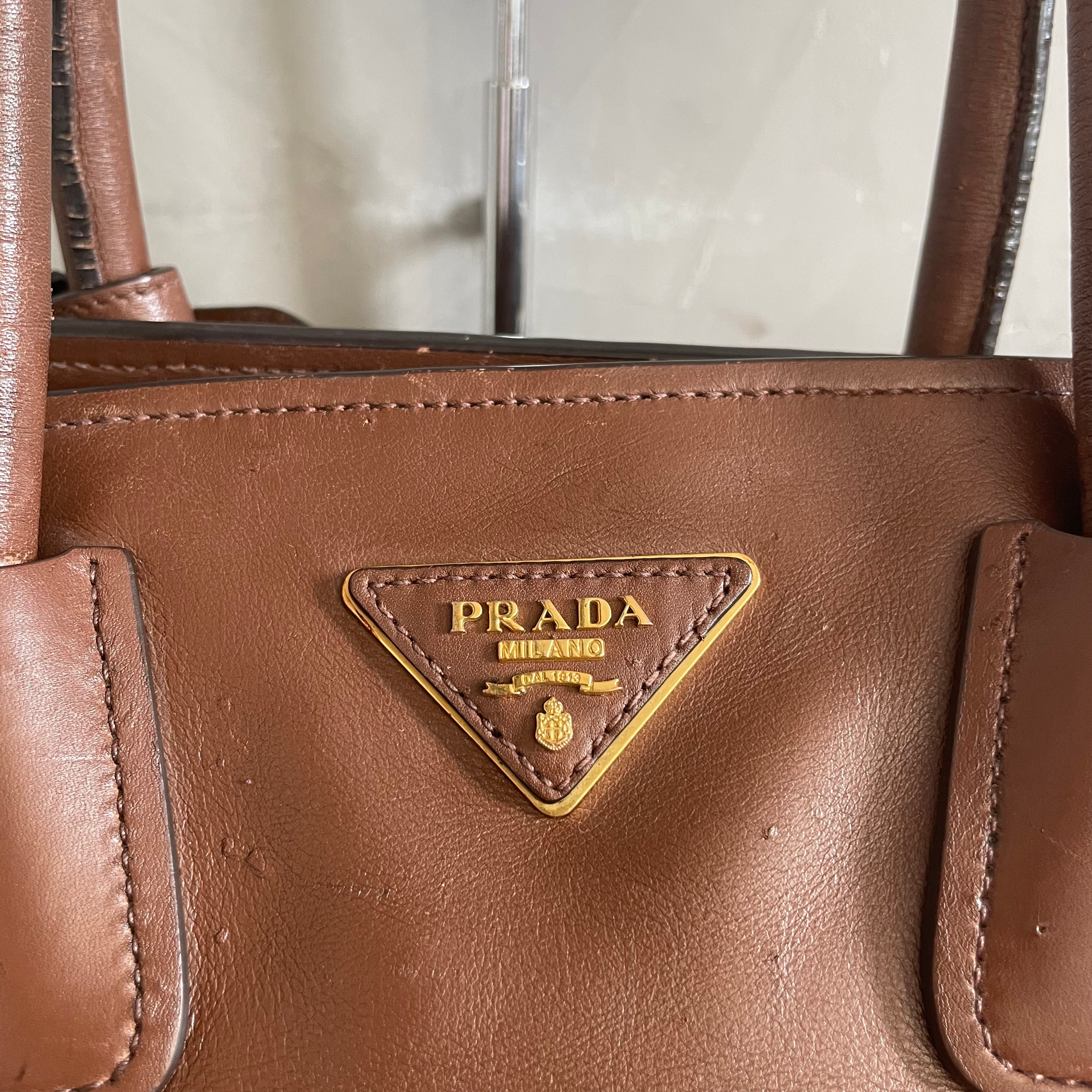 Prada Brown Tote Bag