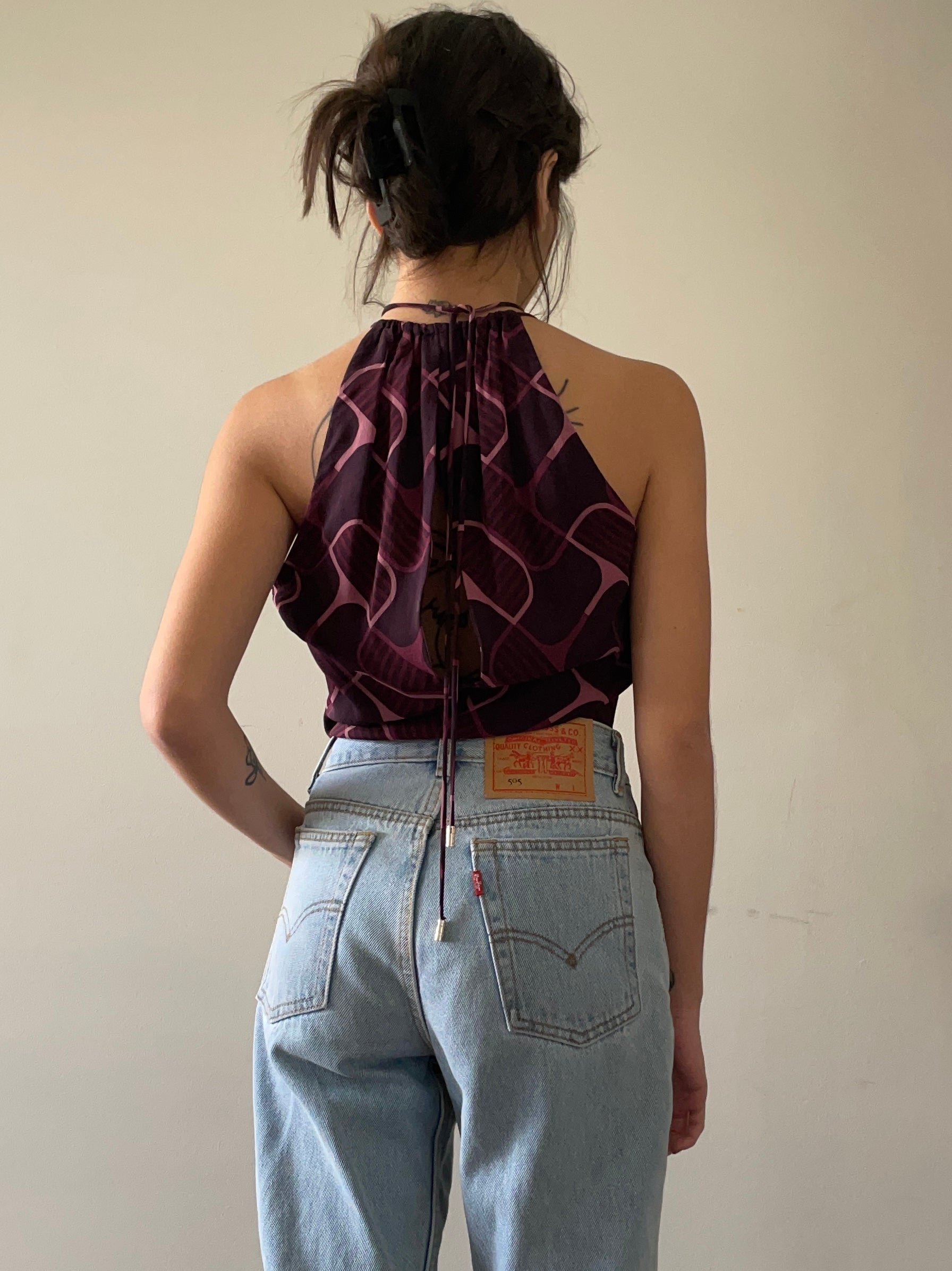 Gucci by Tom Ford Horsebit Halter Top