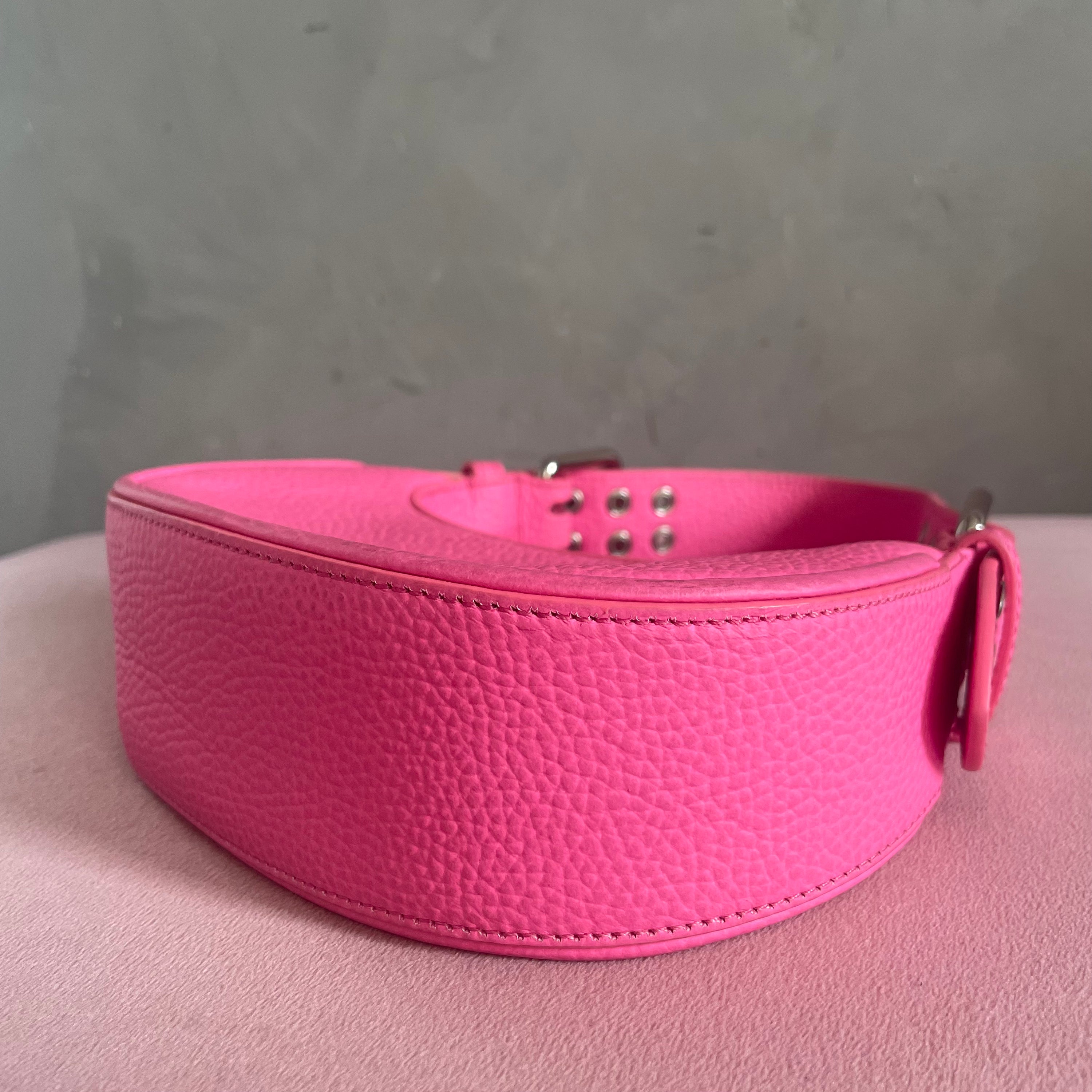 BY FAR Mini Pink Soho Bag