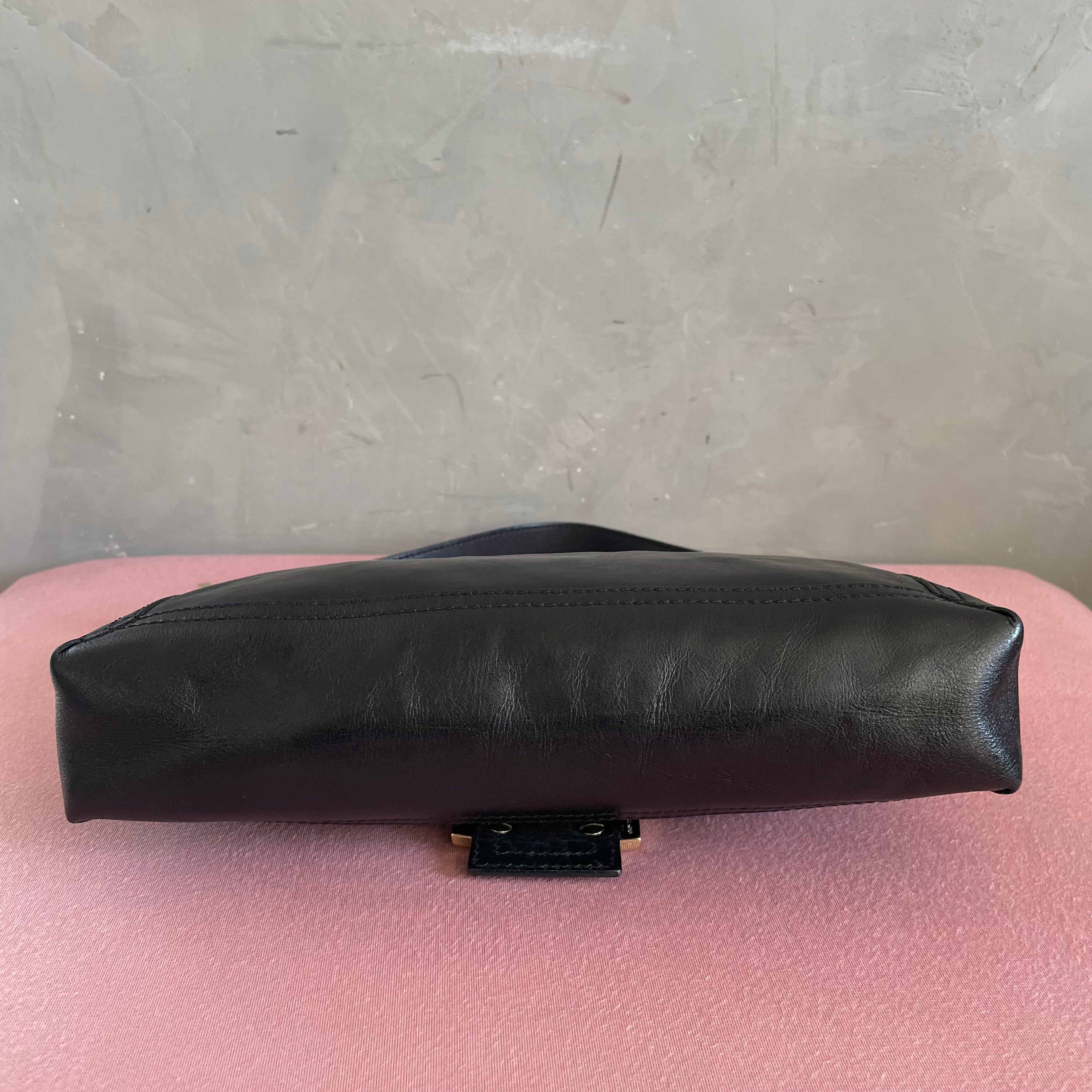 Fendi Leather Baguette