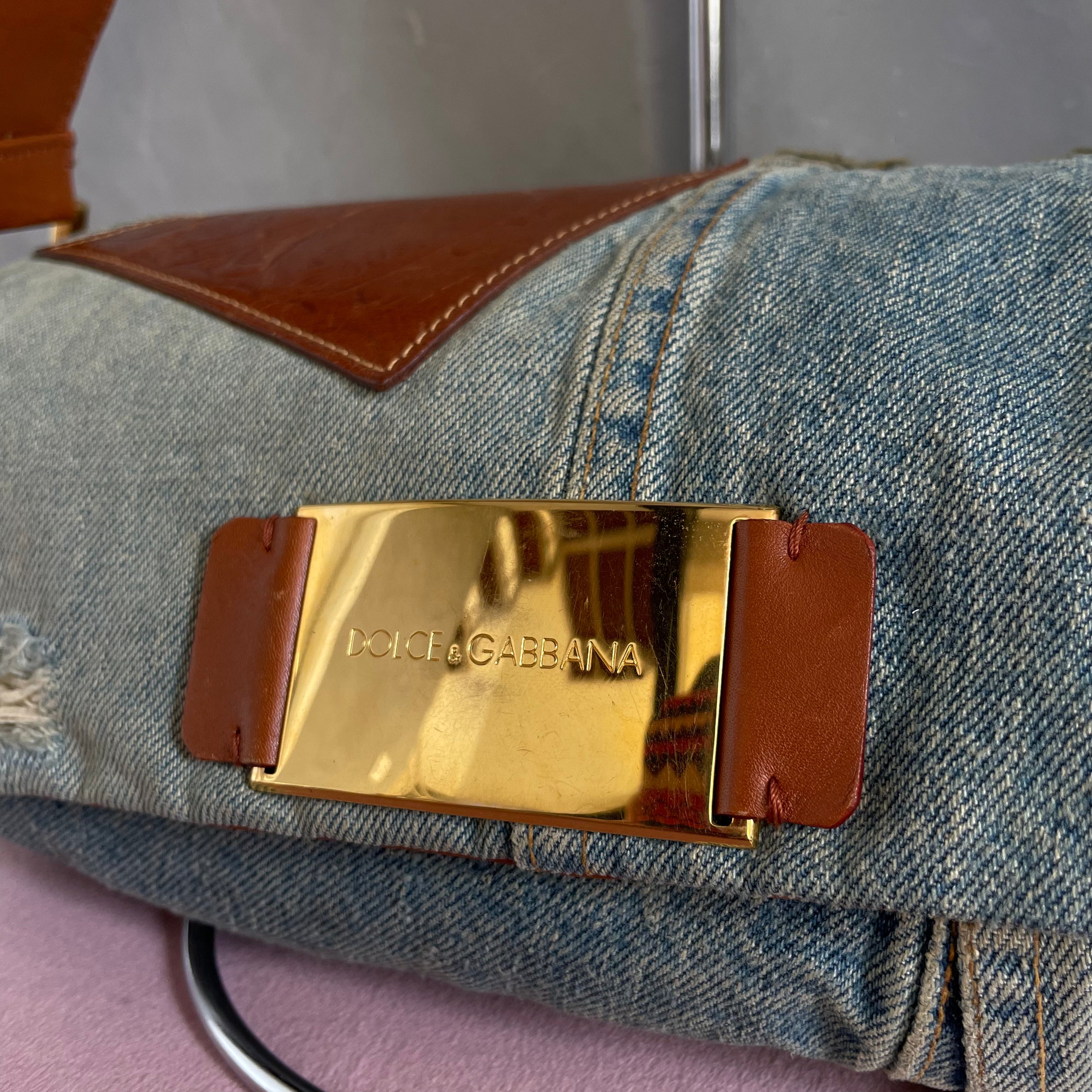 Dolce & Gabbana Denim Shoulder Bag