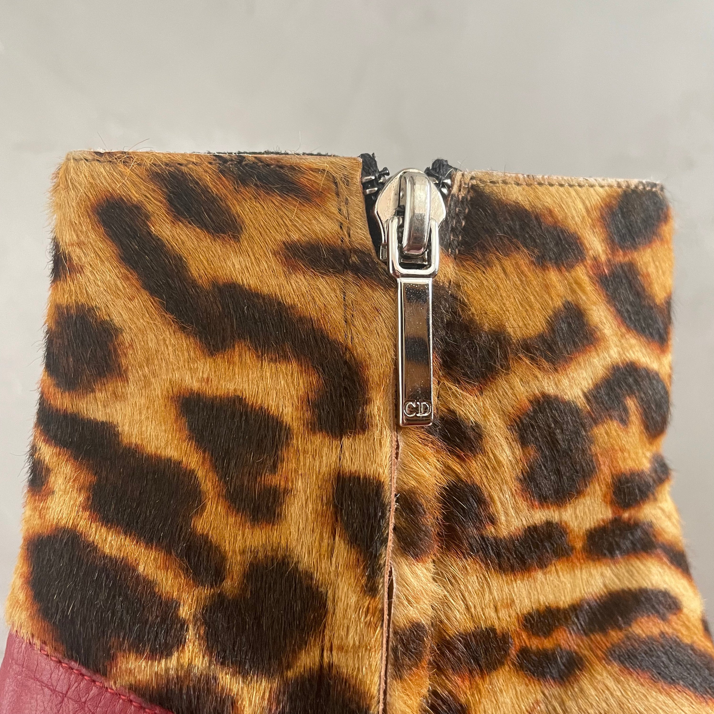 Dior Leopard Heels