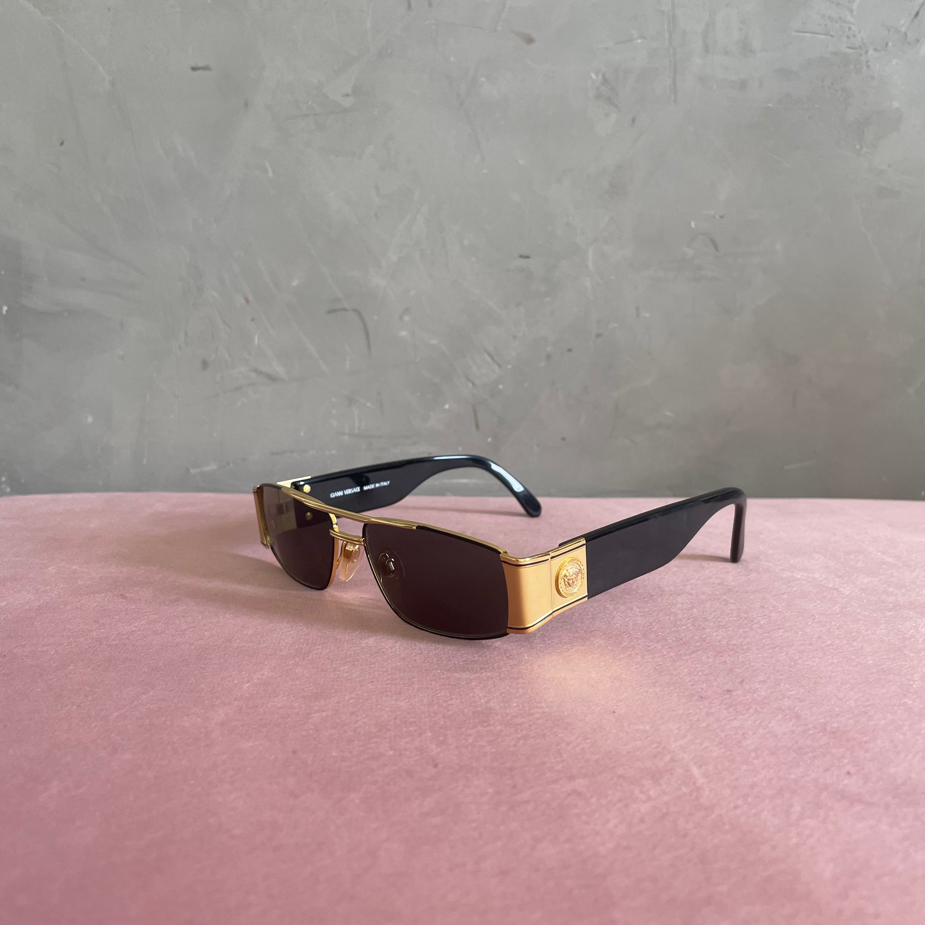 Gianni Versace Black GV7 Sunglasses